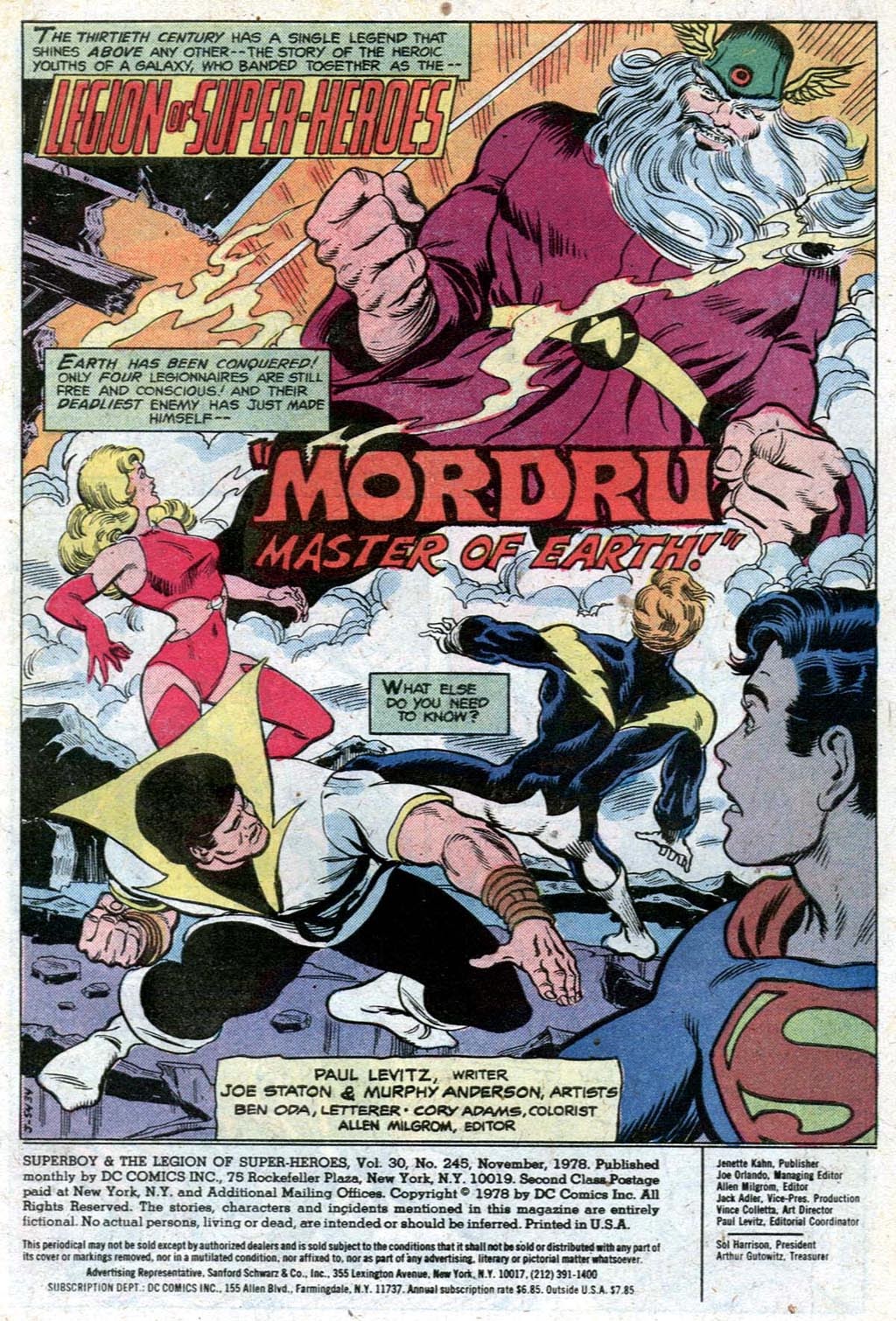 Read online Superboy and the Legion of Super-Heroes (1977) comic -  Issue #245 - 2