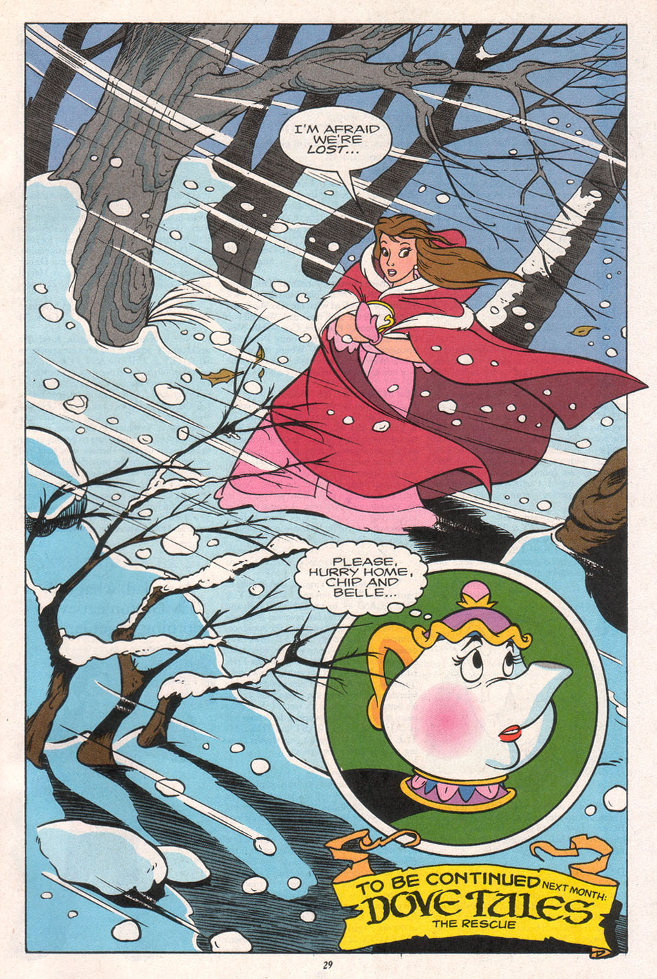 Read online Disney's Beauty and the Beast comic -  Issue #7 - 31