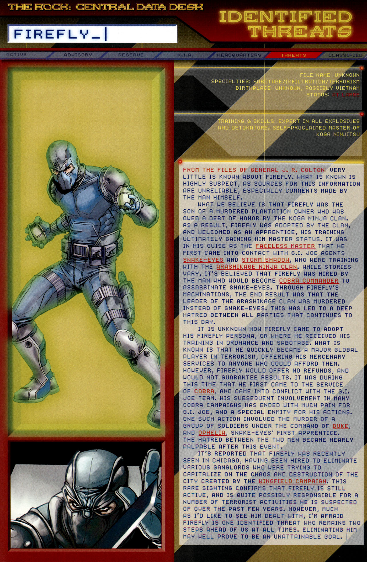 Read online G.I. Joe: Data Desk Handbook comic -  Issue #2 - 22