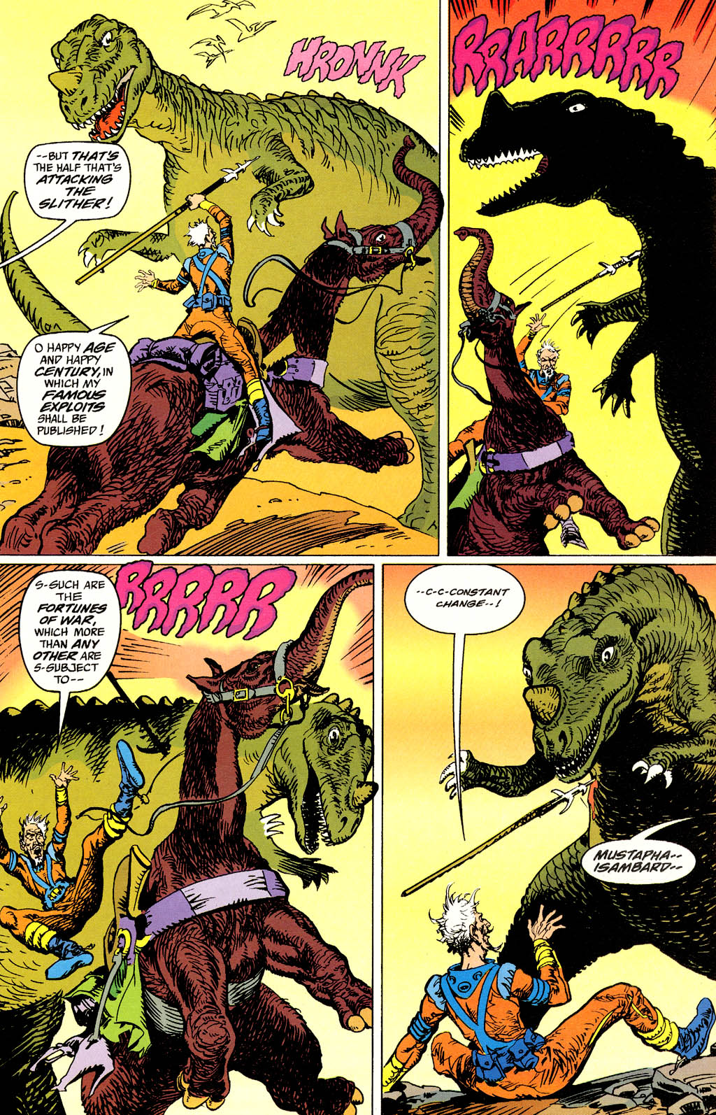 Read online Cadillacs and Dinosaurs comic -  Issue #7 - 14