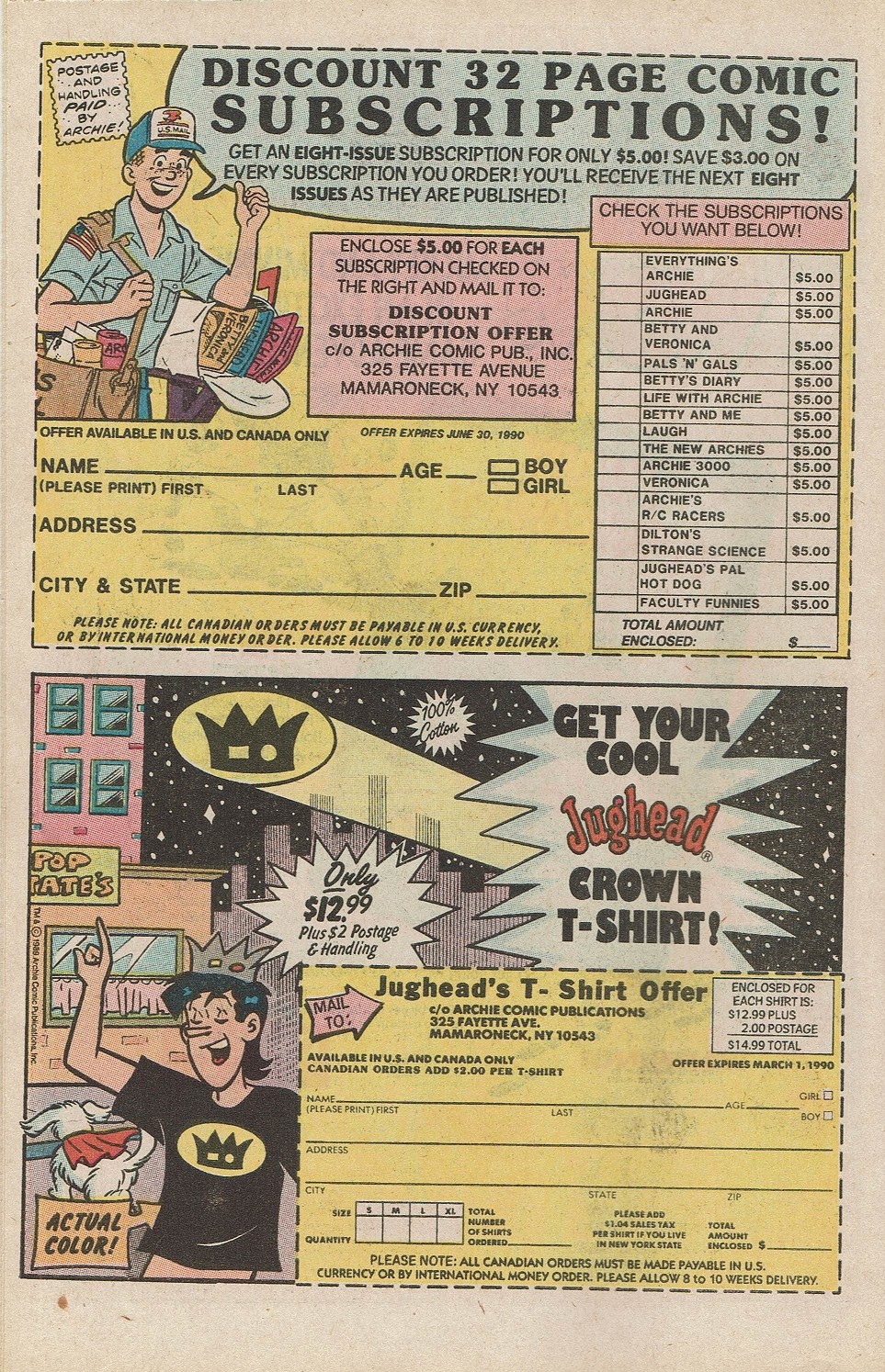 Read online Jughead (1987) comic -  Issue #16 - 10