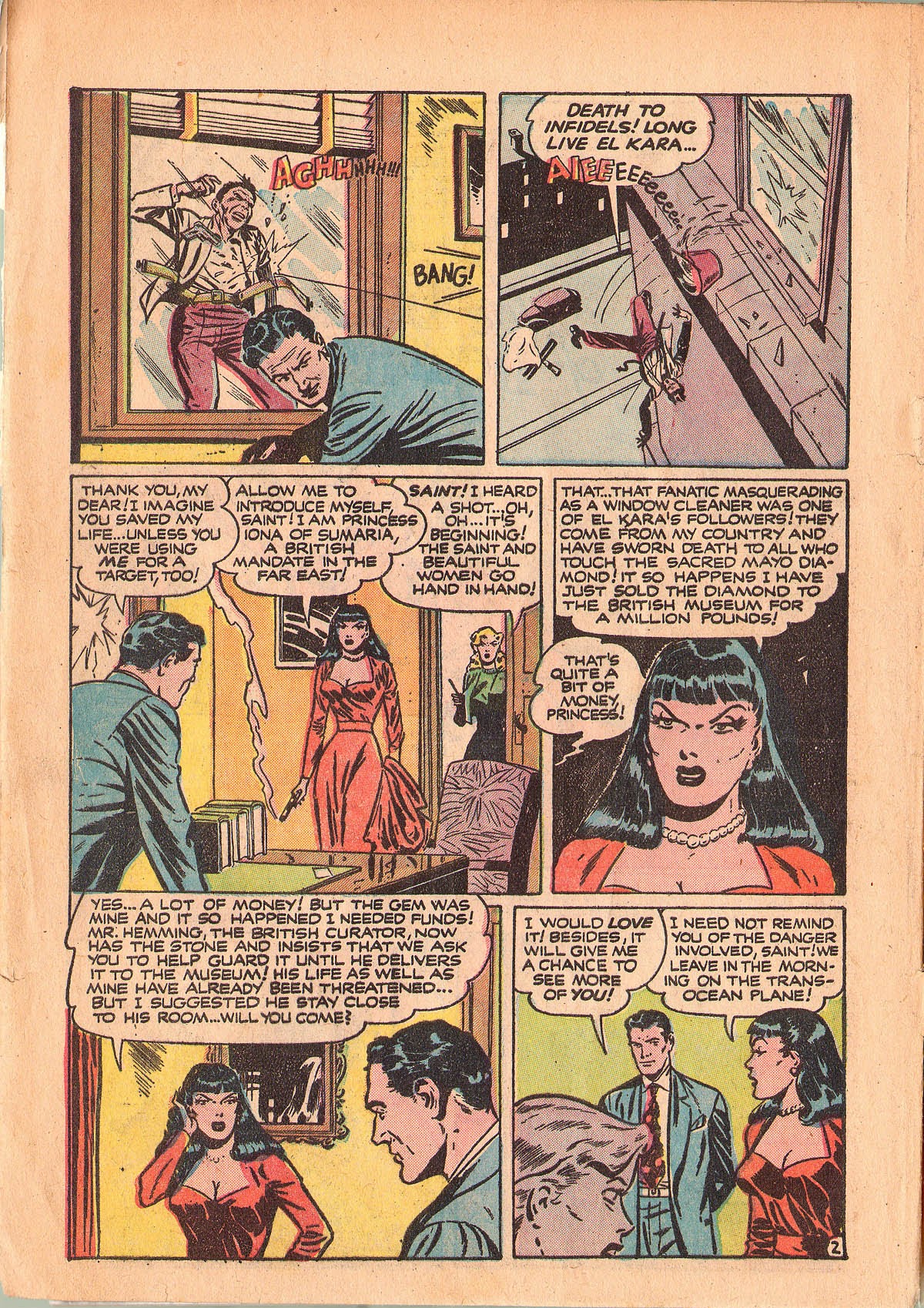 Read online The Saint (1947) comic -  Issue #5 - 4
