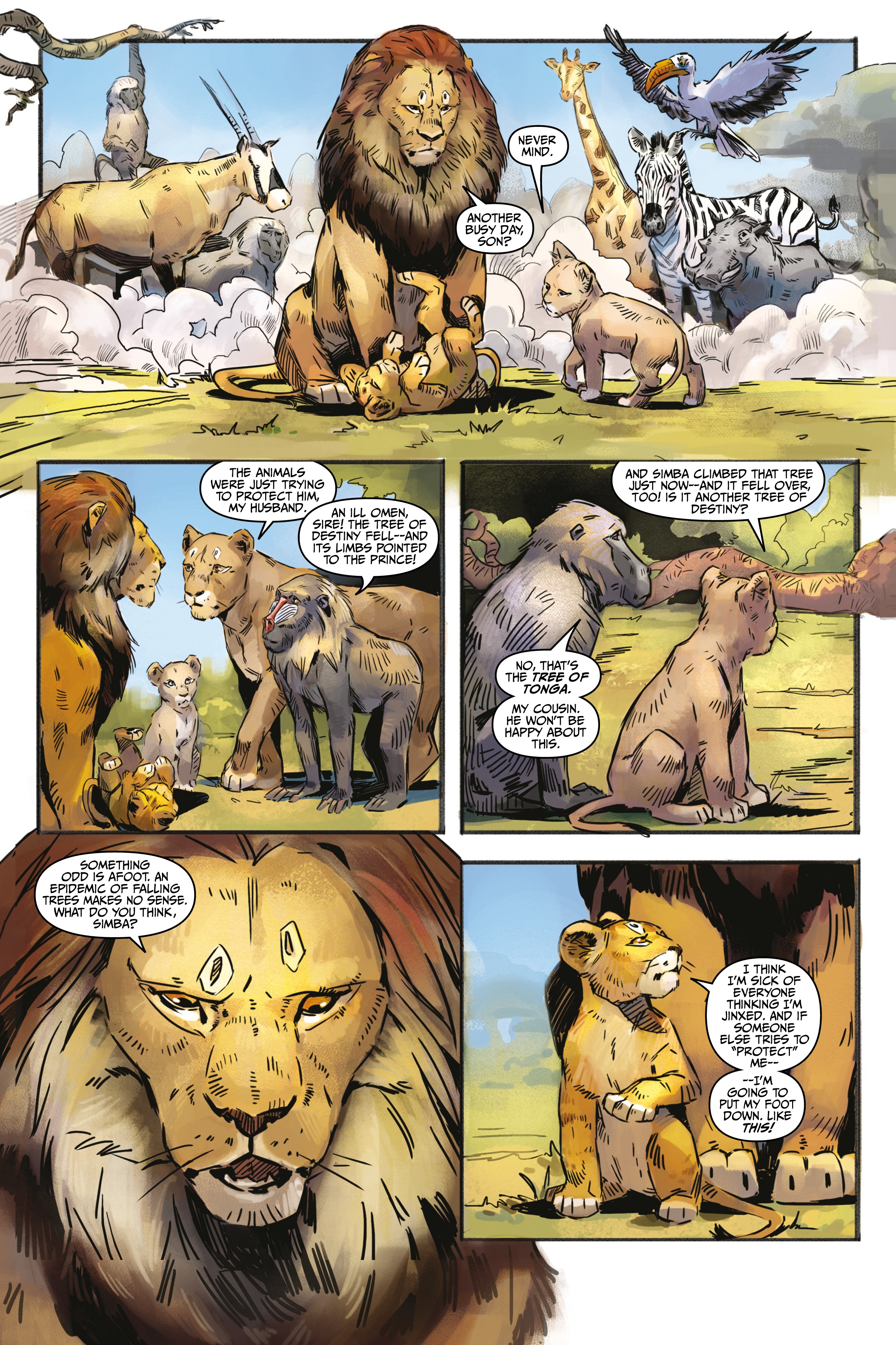 Read online Disney The Lion King: Wild Schemes and Catastrophes comic -  Issue # TPB - 63
