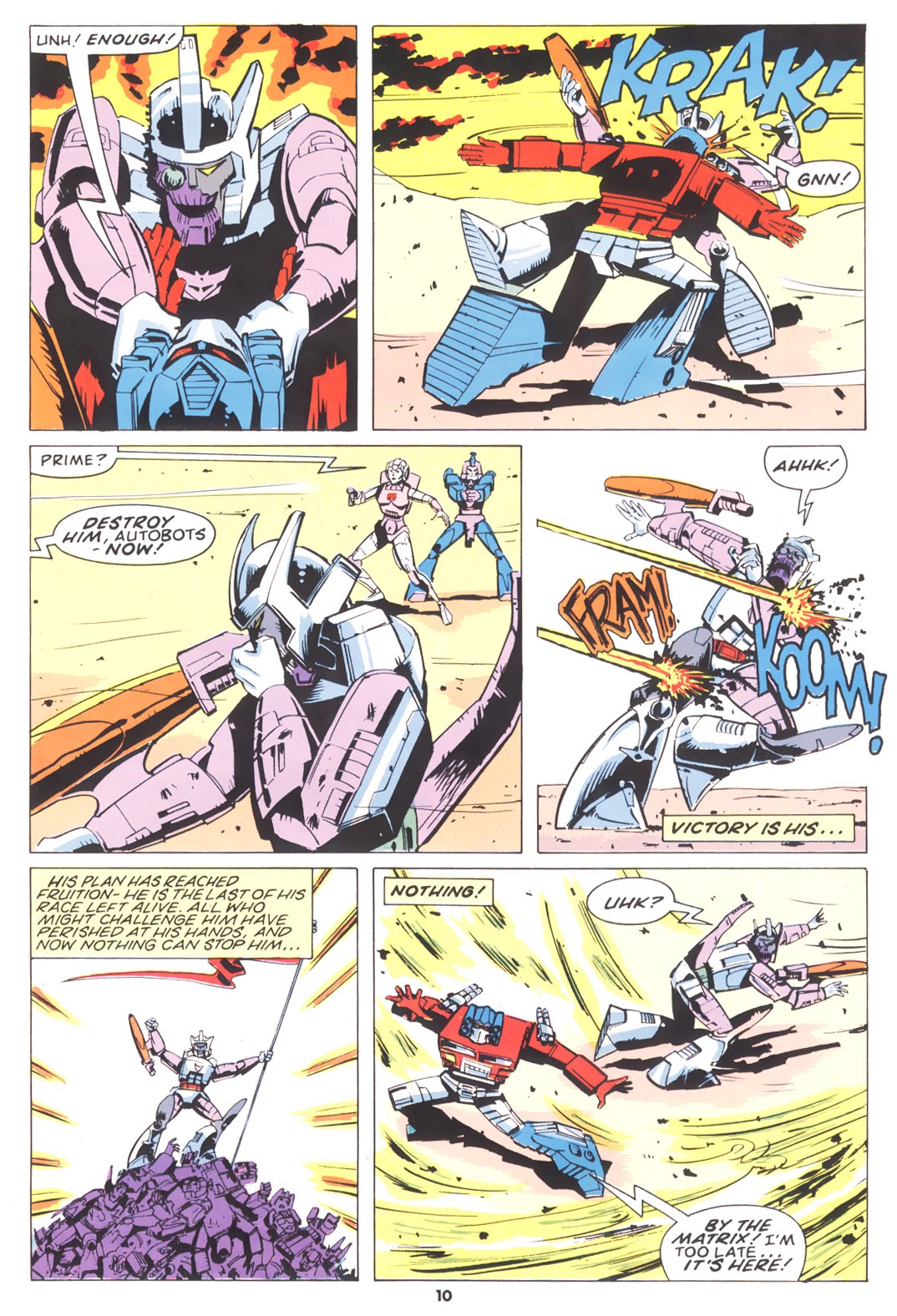 Read online The Transformers (UK) comic -  Issue #205 - 9