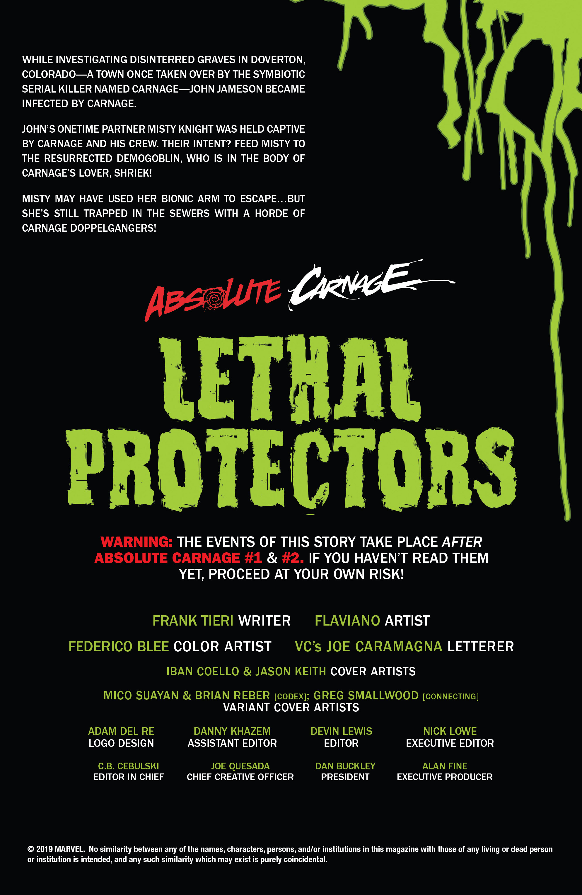 Read online Absolute Carnage: Lethal Protectors comic -  Issue #2 - 2