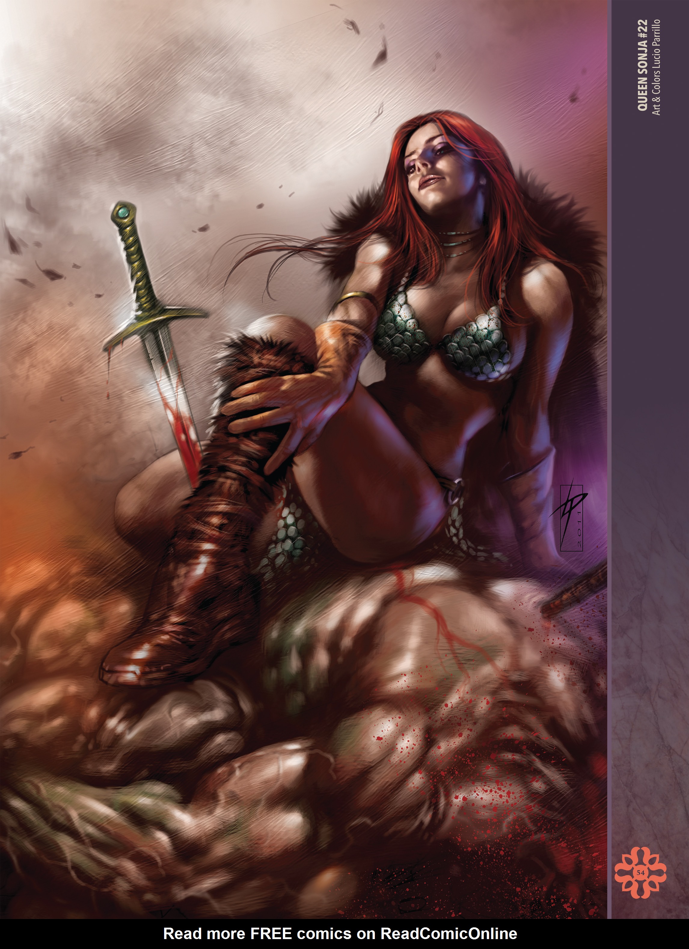 Read online The Art of Red Sonja comic -  Issue # TPB 2 (Part 1) - 54