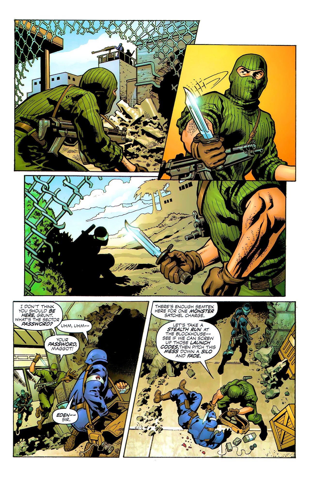Read online G.I. Joe Reloaded comic -  Issue #7 - 17