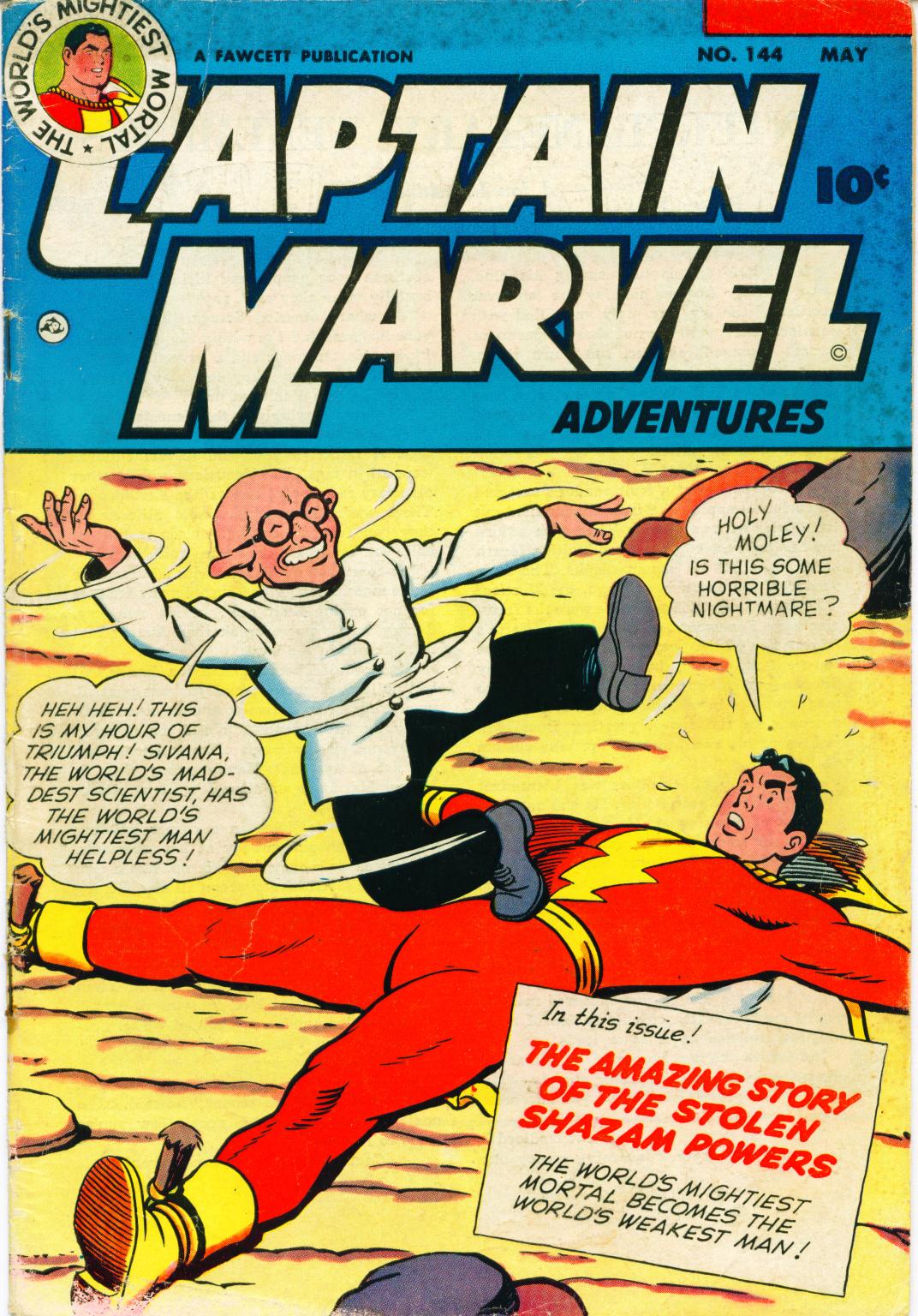 Read online Captain Marvel Adventures comic -  Issue #144 - 1