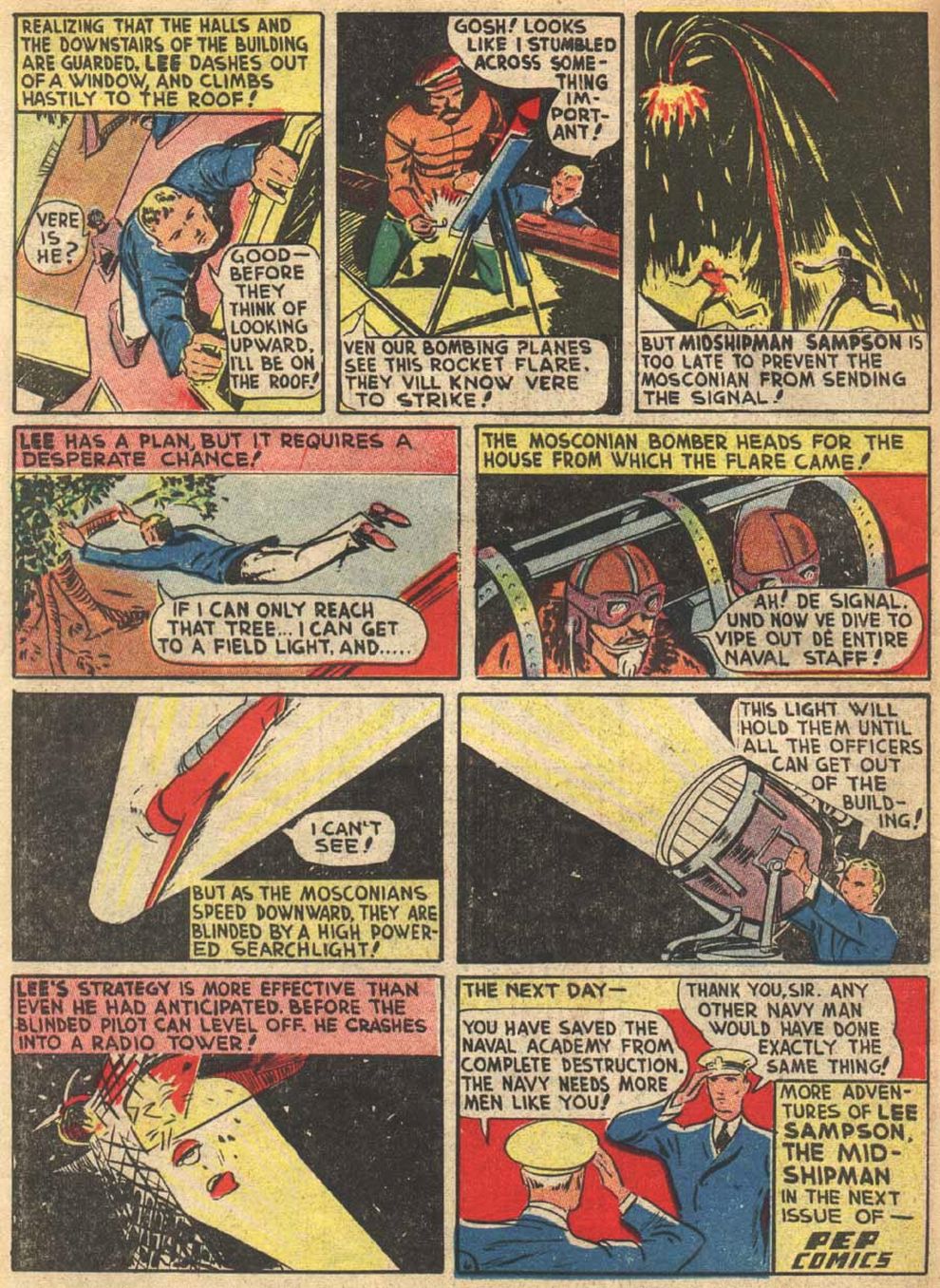 Read online Pep Comics comic -  Issue #4 - 46