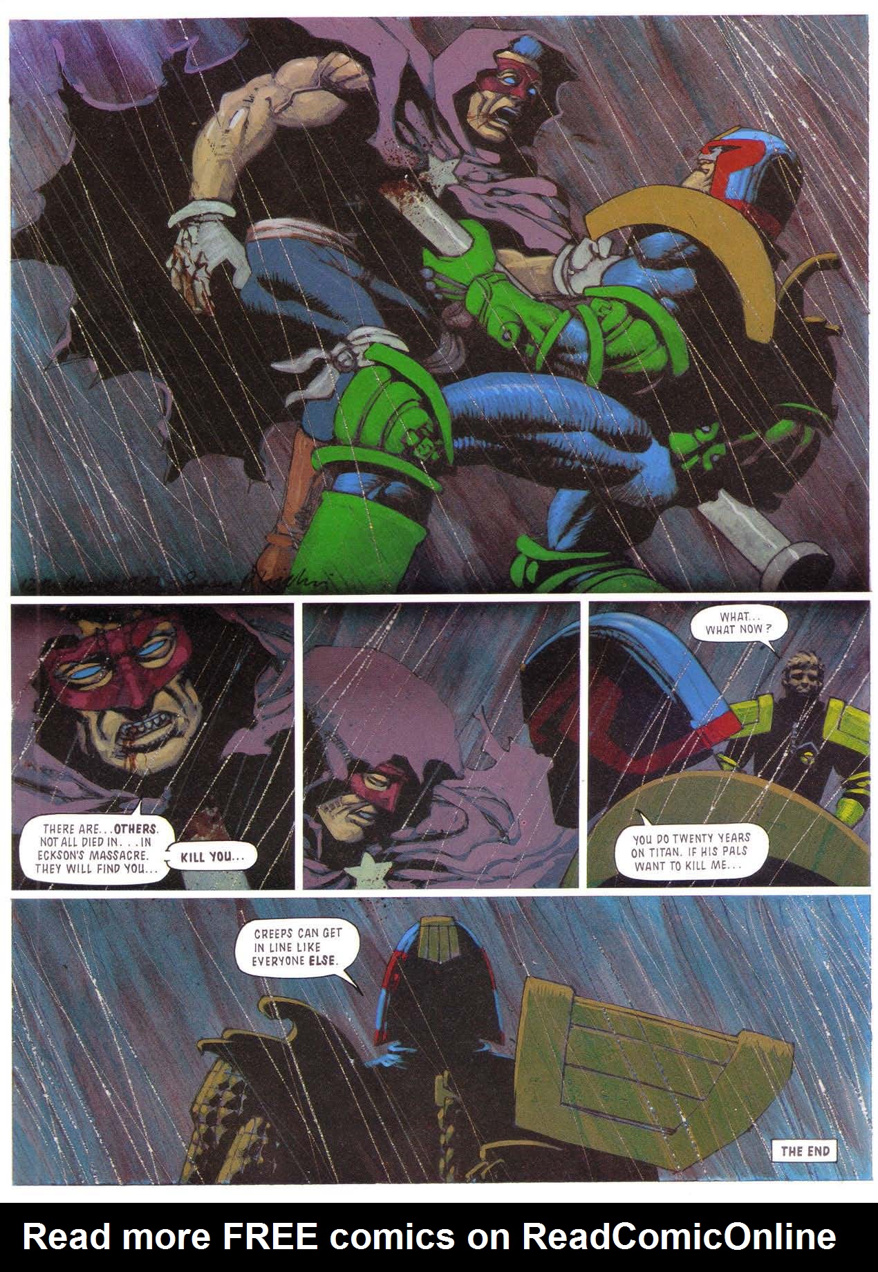 Read online Judge Dredd: Goodnight Kiss comic -  Issue # TPB - 30