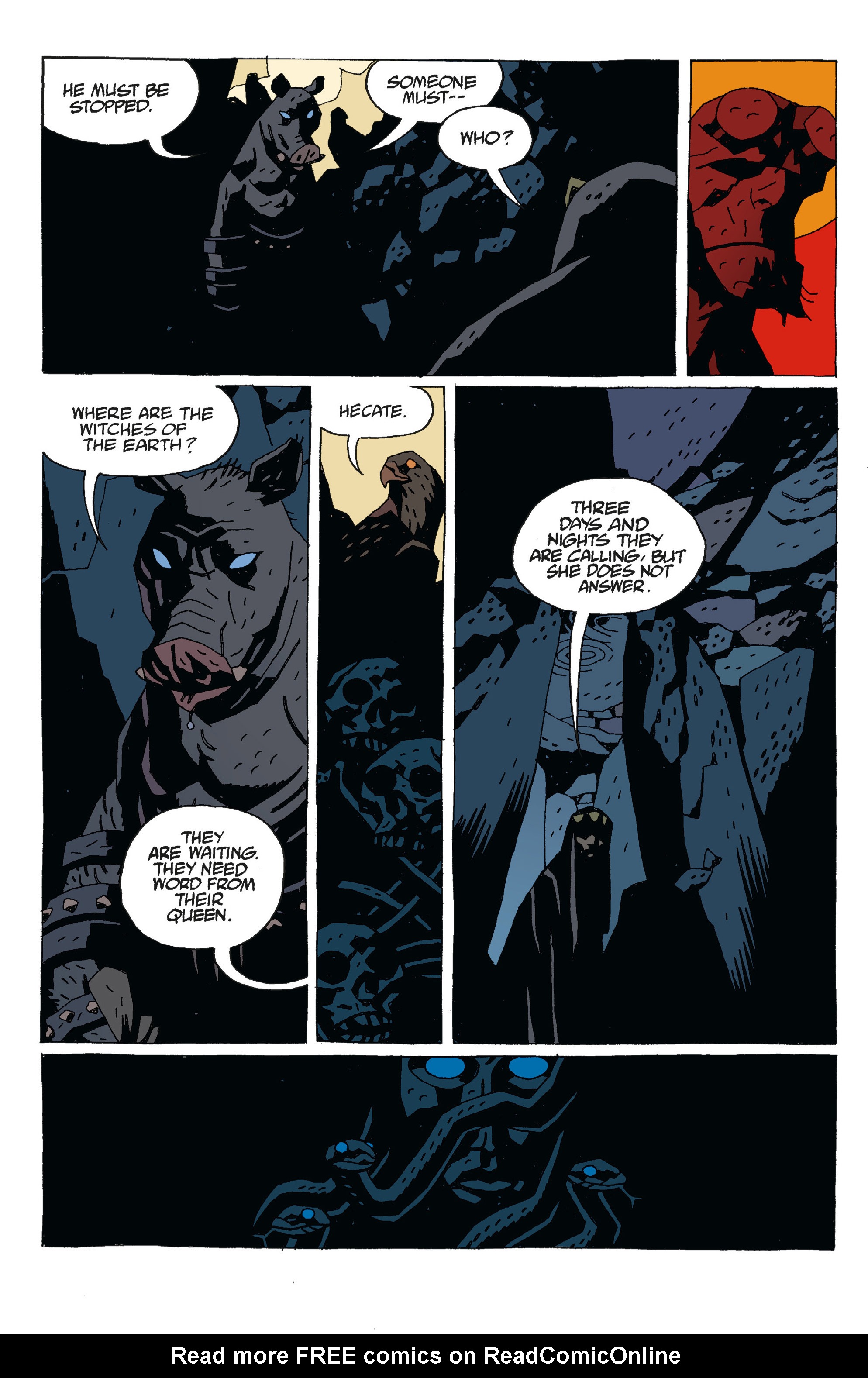 Read online Hellboy comic -  Issue #6 - 128