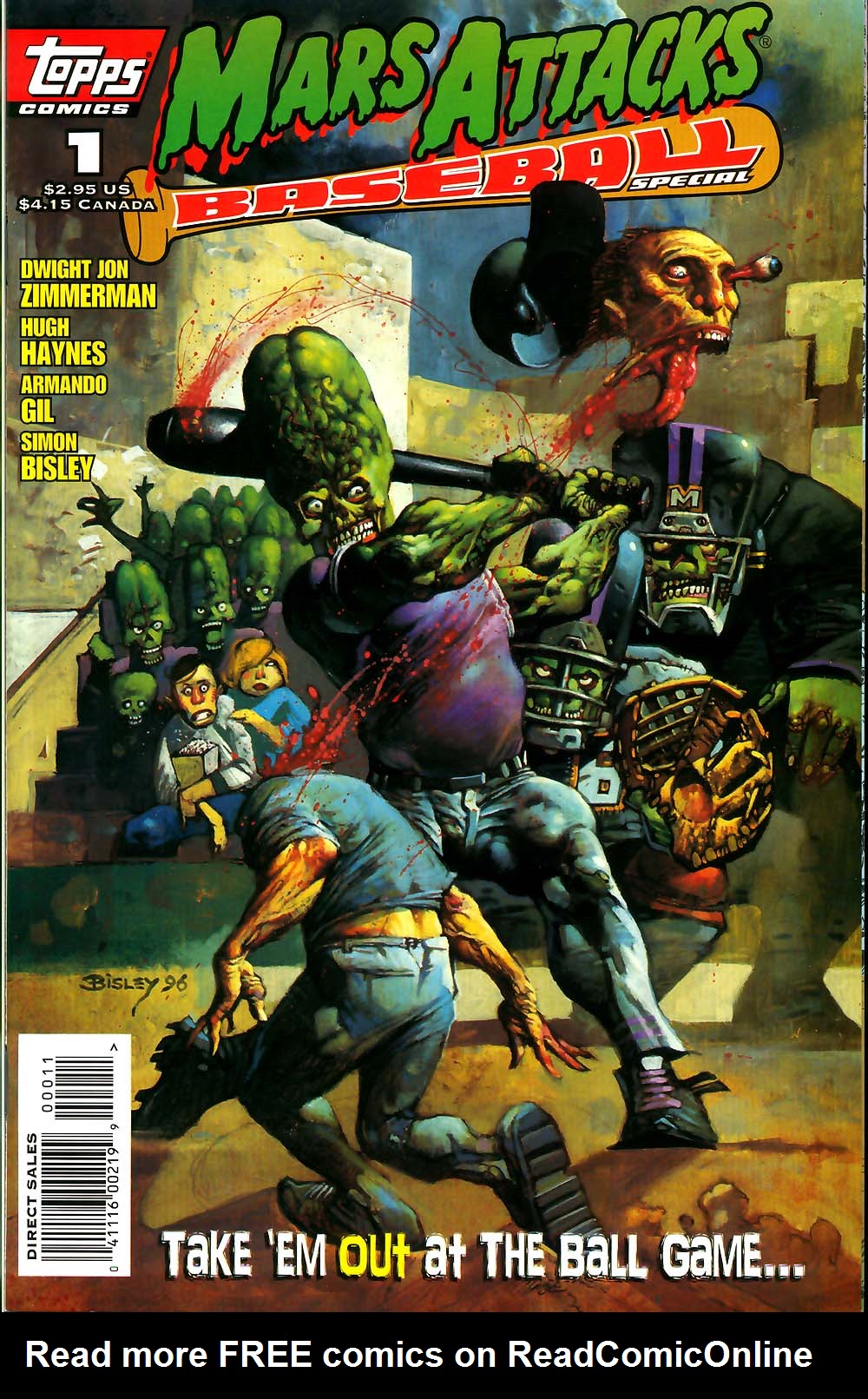 Read online Mars Attacks Baseball Special comic -  Issue # Full - 1