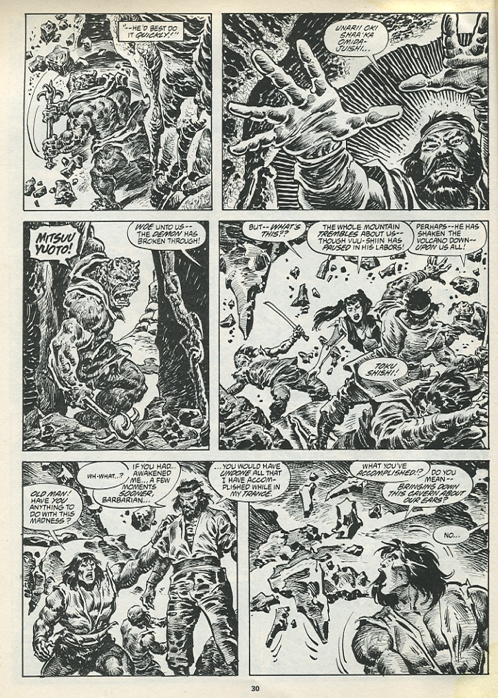Read online The Savage Sword Of Conan comic -  Issue #195 - 32