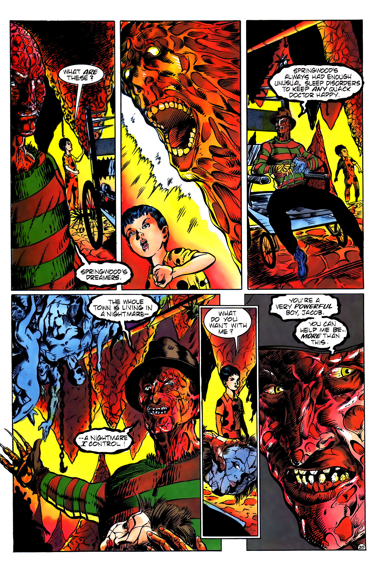 Read online Nightmares On Elm Street comic -  Issue #4 - 20