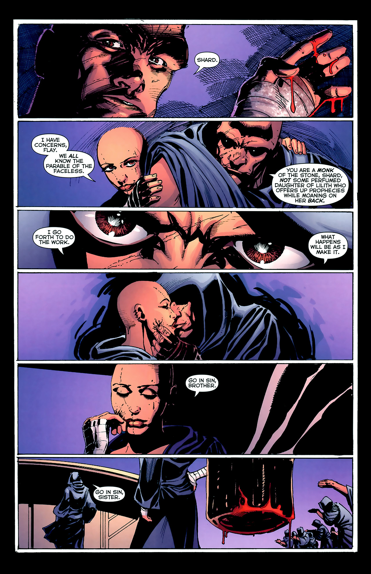 Read online Crime Bible: The Five Lessons of Blood comic -  Issue #1 - 5