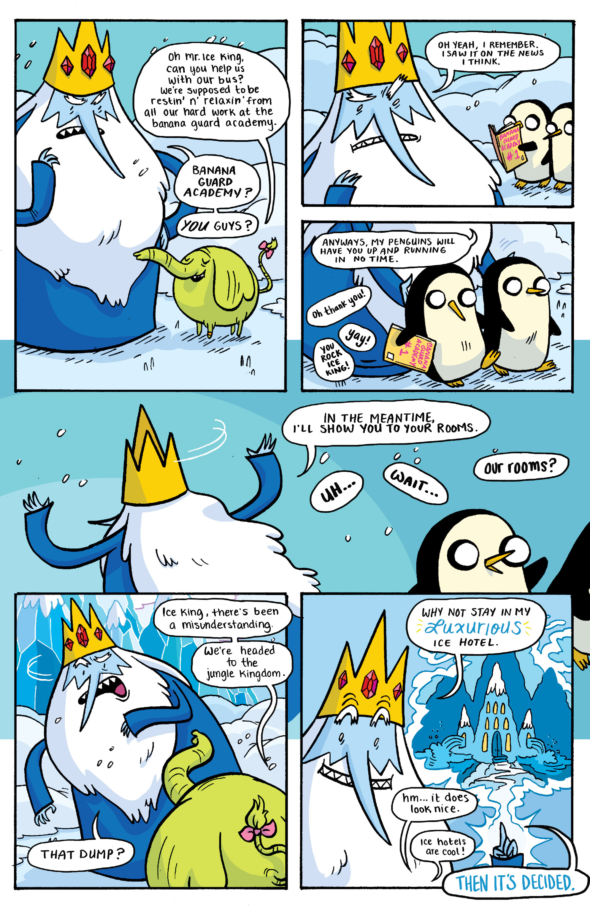 Read online Adventure Time: Banana Guard Academ comic -  Issue #3 - 10