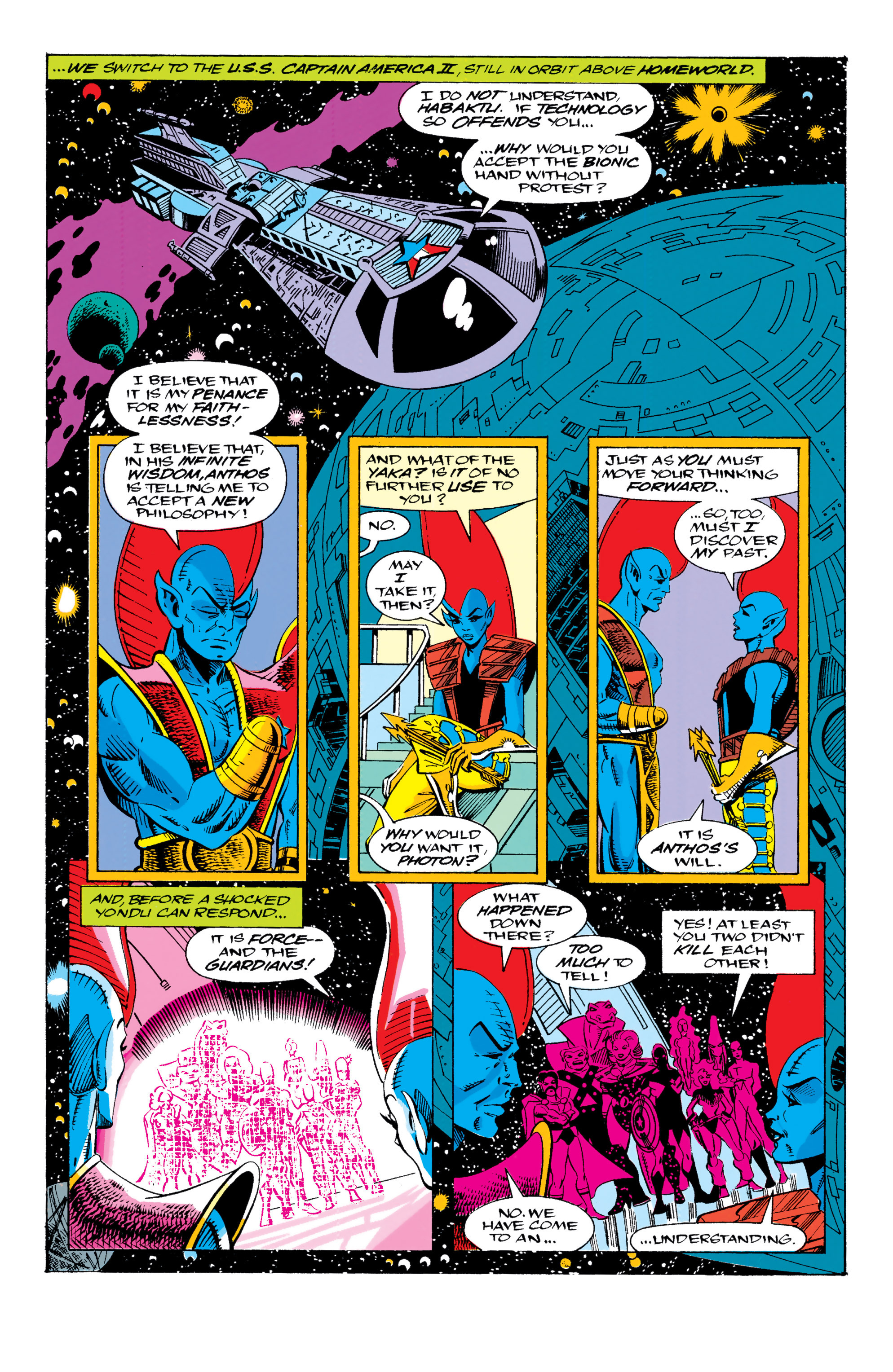 Read online Guardians of the Galaxy (1990) comic -  Issue # _TPB Guardians of the Galaxy by Jim Valentino 2 (Part 3) - 8