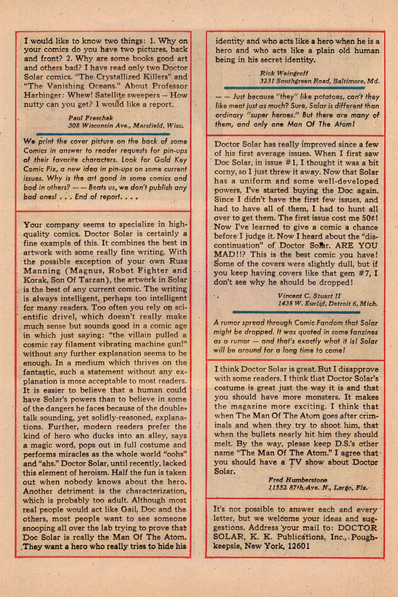 Read online Doctor Solar, Man of the Atom (1962) comic -  Issue #9 - 17