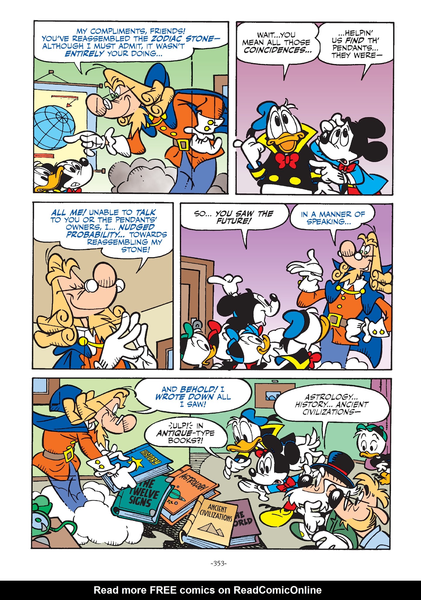 Read online Mickey and Donald: The Search For the Zodiac Stone comic -  Issue # TPB - 352