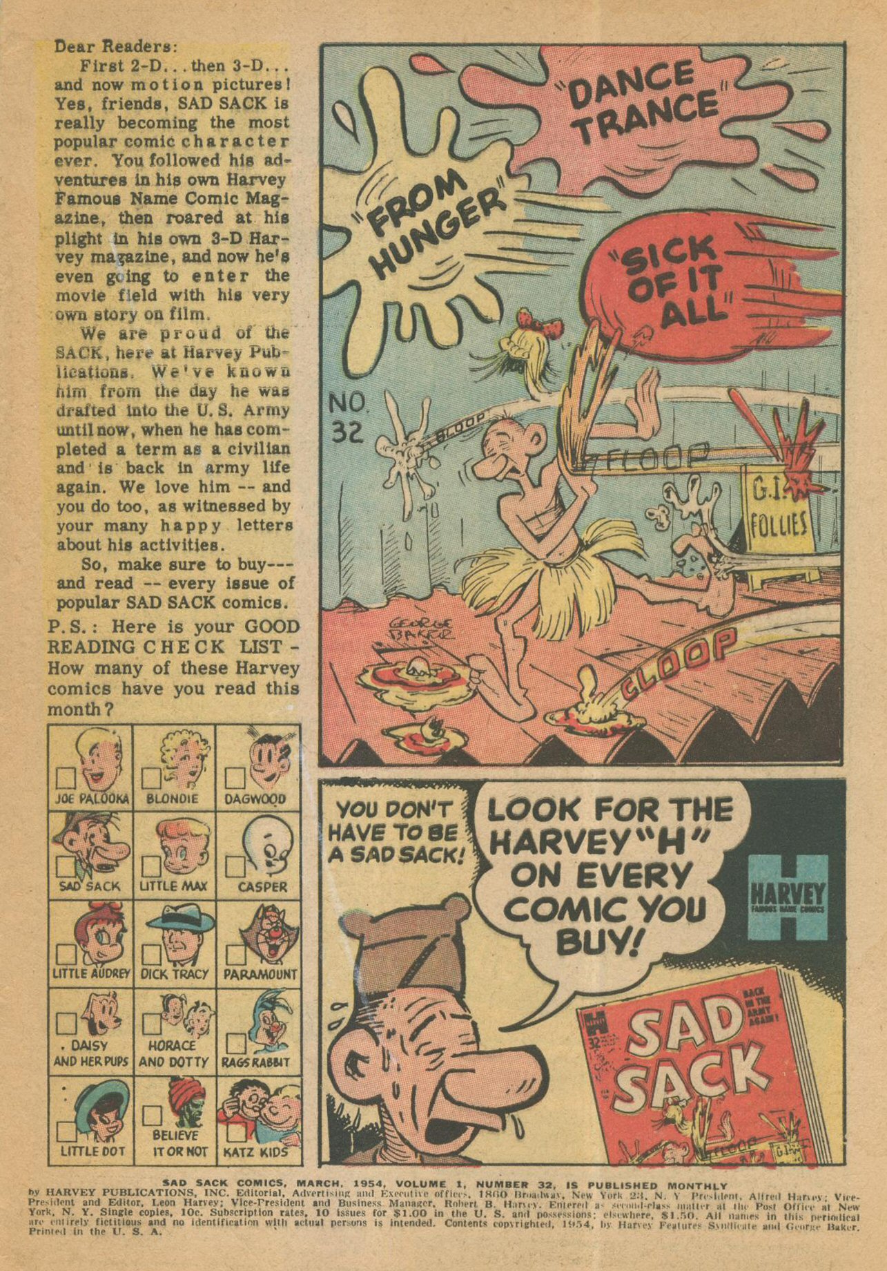Read online Sad Sack comic -  Issue #32 - 2