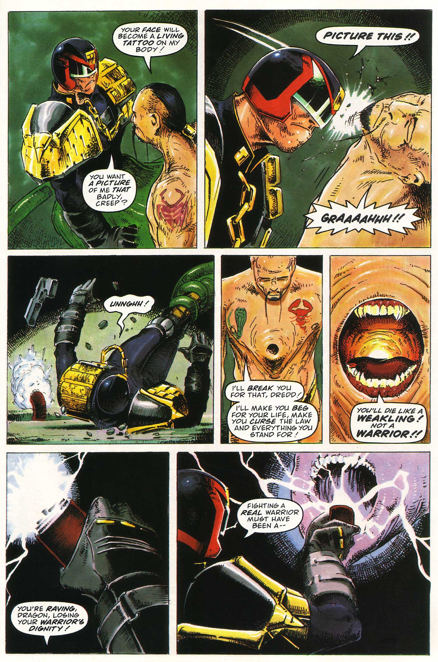 Read online Judge Dredd Lawman of the Future comic -  Issue #4 - 24