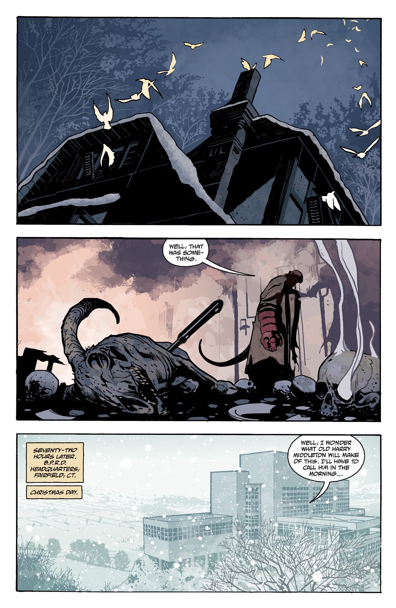 Read online Hellboy: Krampusnacht comic -  Issue # Full - 22