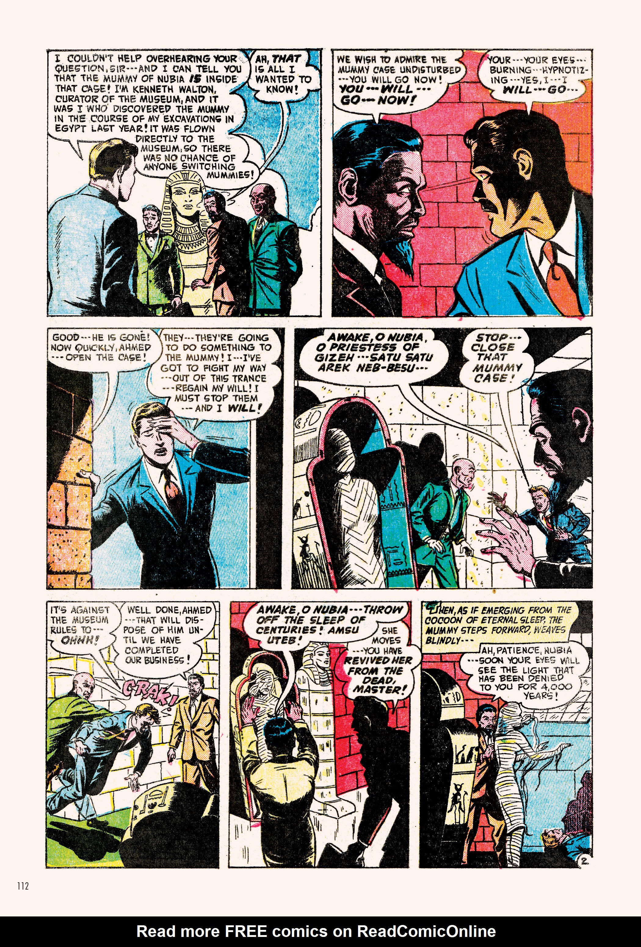 Read online Classic Monsters of Pre-Code Horror Comics: Mummies comic -  Issue # TPB - 112