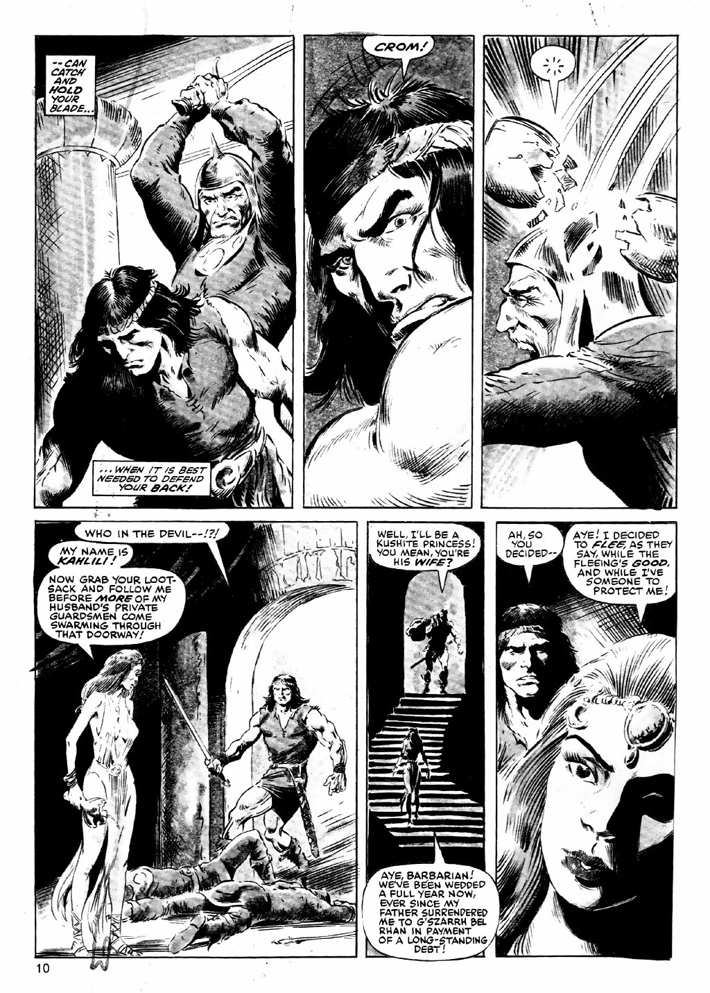 Read online The Savage Sword Of Conan comic -  Issue #84 - 10