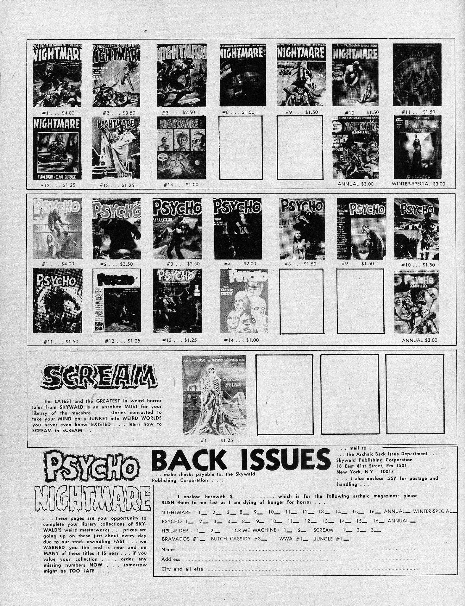 Read online Nightmare (1970) comic -  Issue #15 - 57