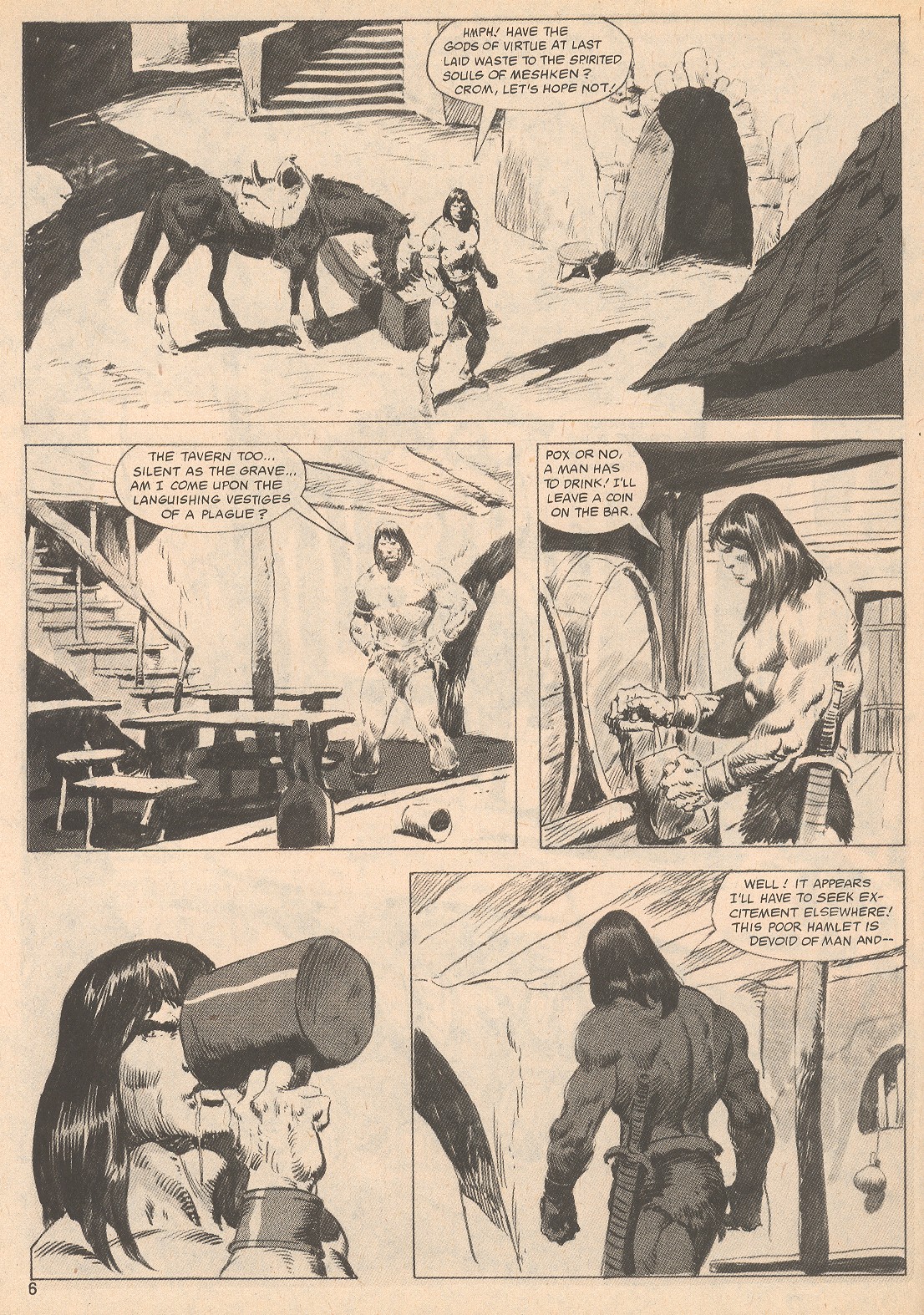 Read online The Savage Sword Of Conan comic -  Issue #70 - 6