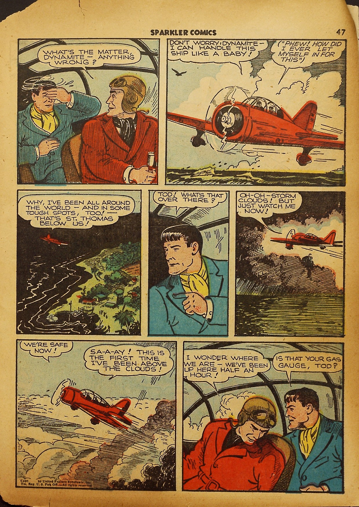 Read online Sparkler Comics comic -  Issue #1 - 50