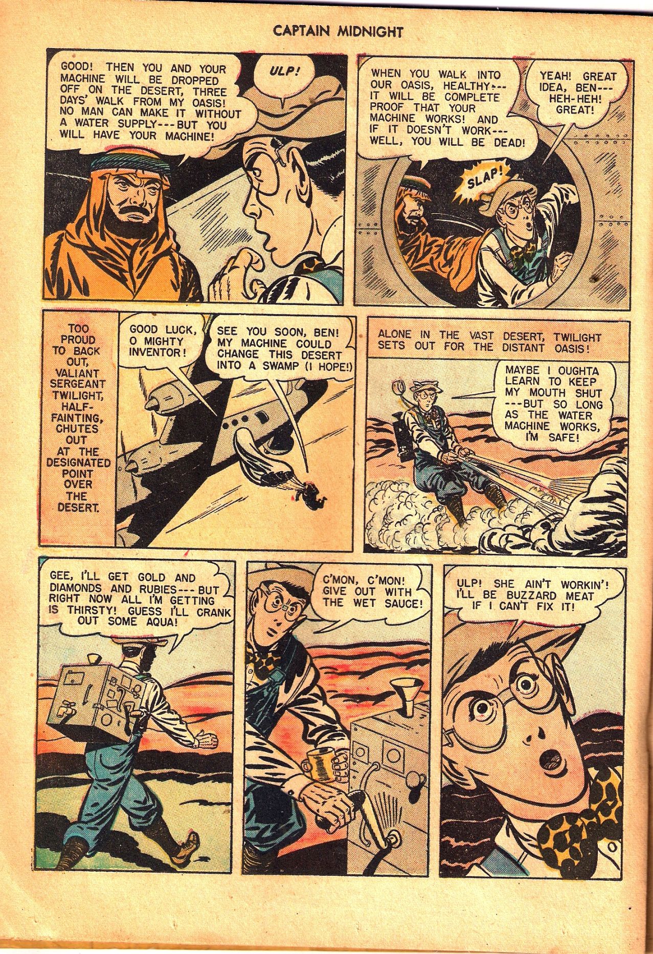 Read online Captain Midnight (1942) comic -  Issue #45 - 28