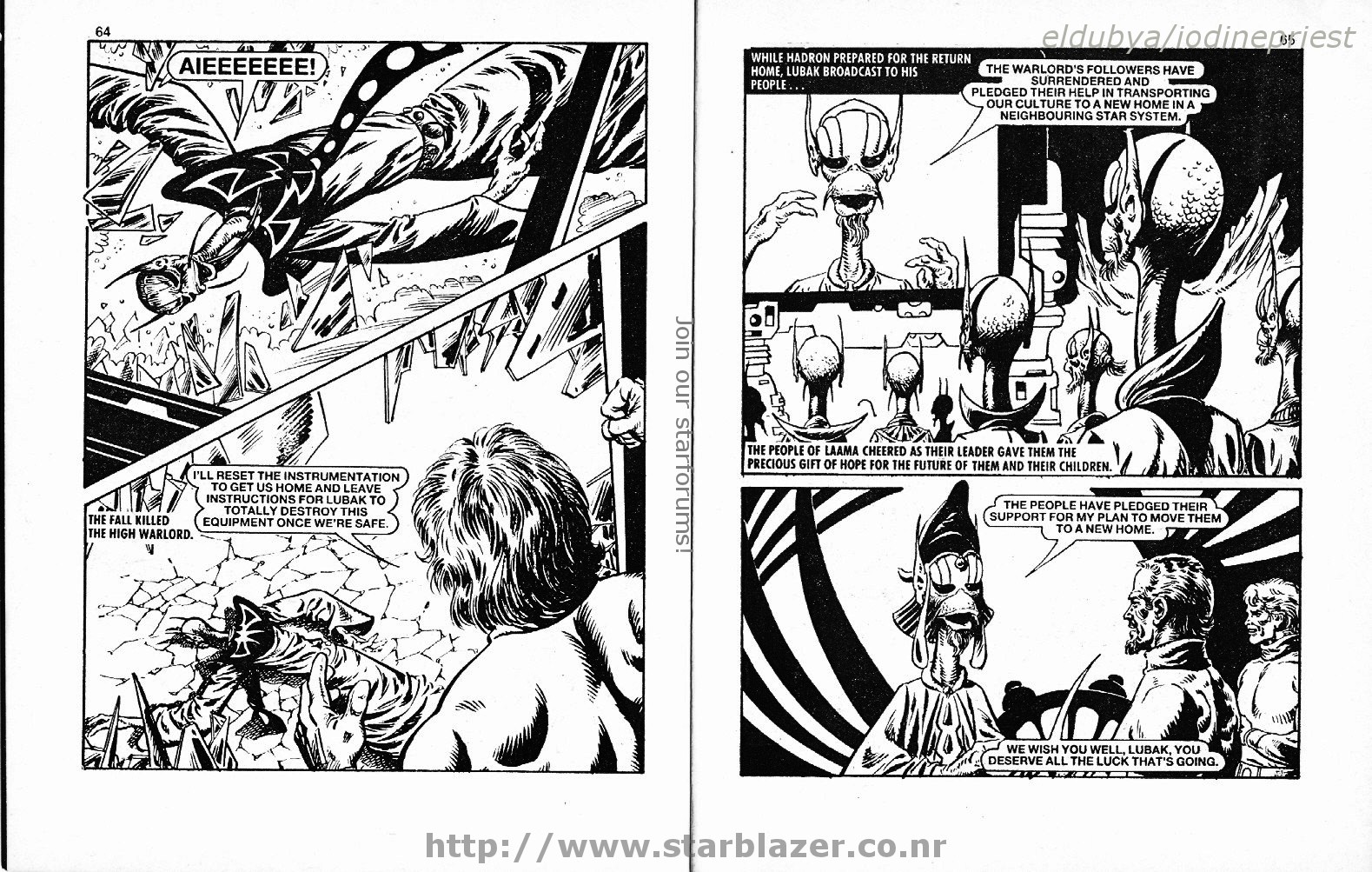 Read online Starblazer comic -  Issue #185 - 34
