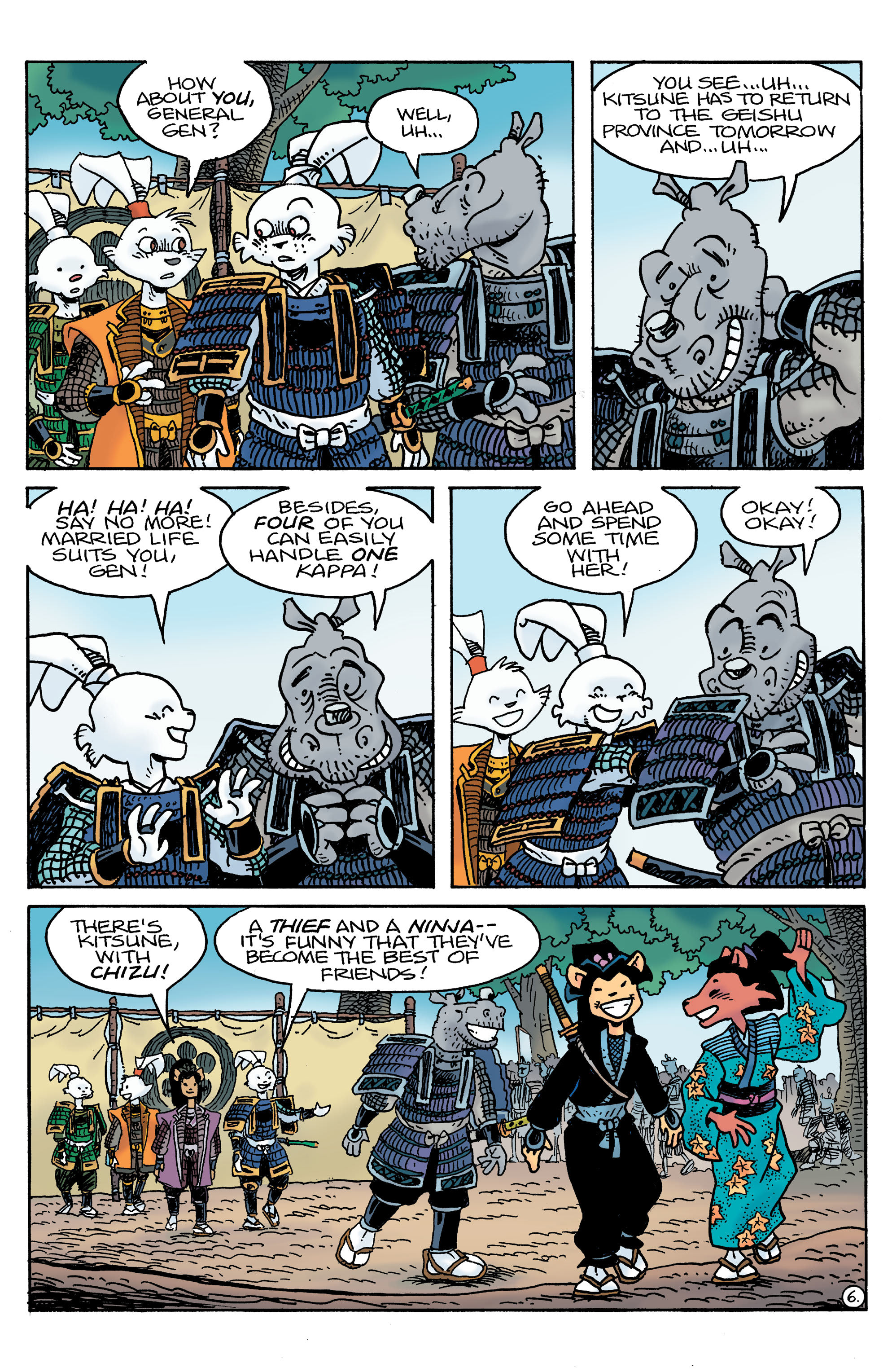 Read online Teenage Mutant Ninja Turtles/Usagi Yojimbo: WhereWhen comic -  Issue #1 - 7