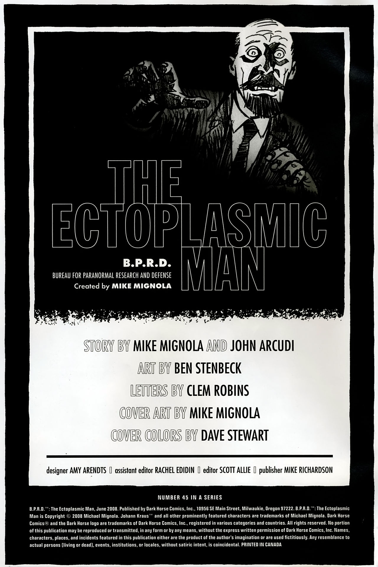 Read online B.P.R.D.: The Ectoplasmic Man comic -  Issue # Full - 2