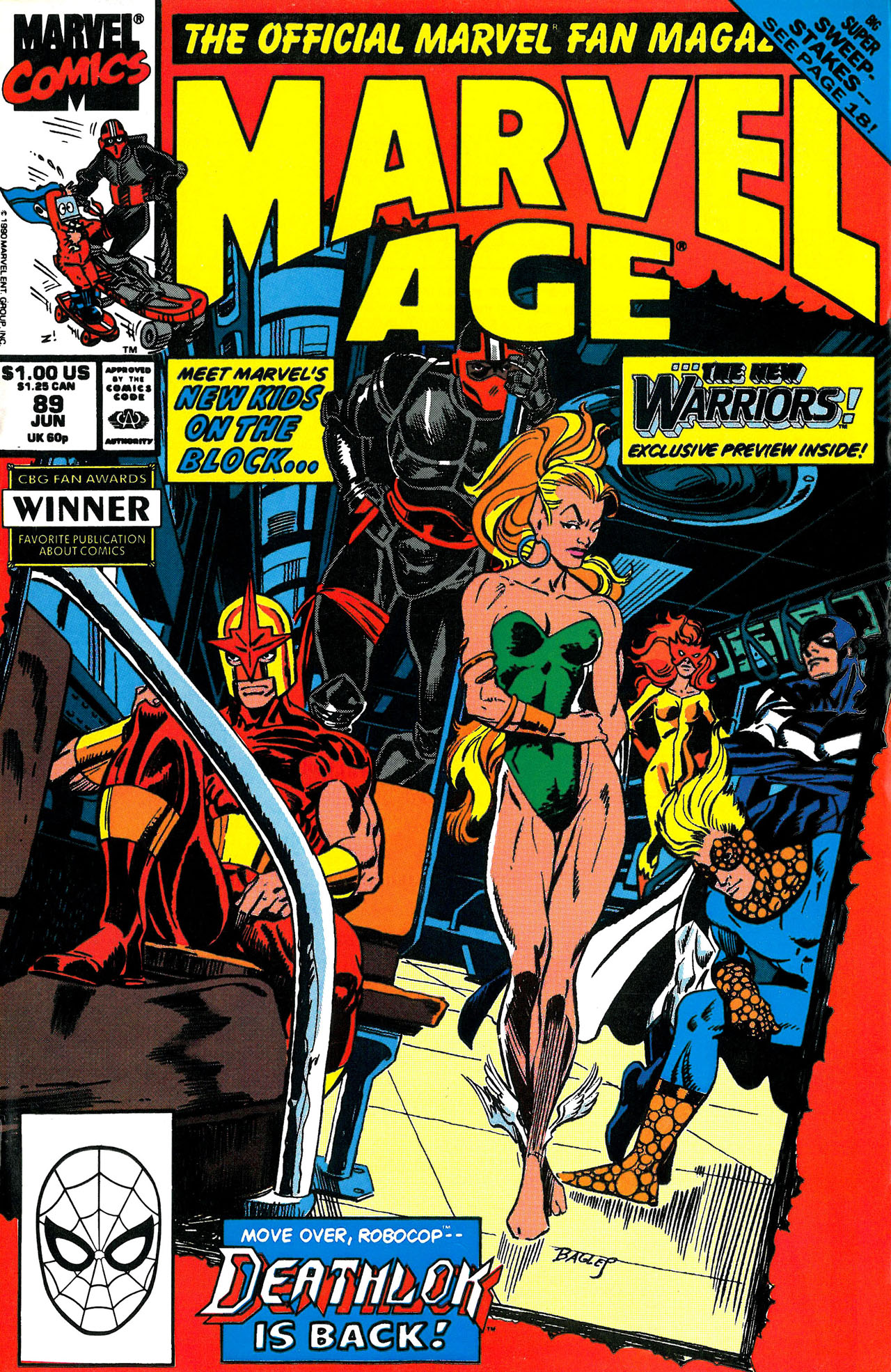 Read online Marvel Age comic -  Issue #89 - 1