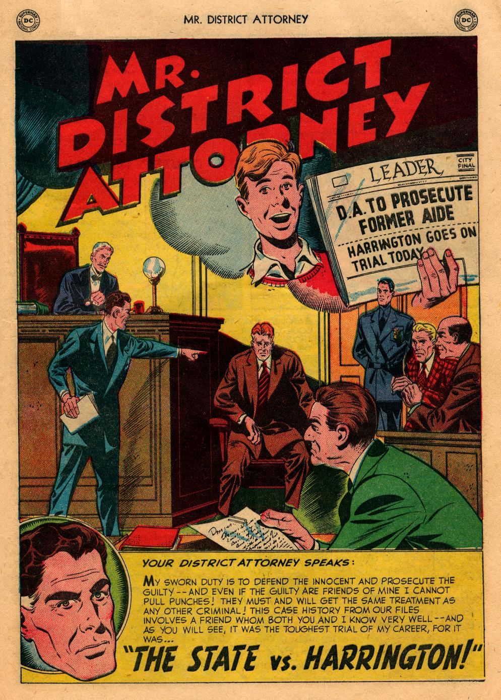 Read online Mr. District Attorney comic -  Issue #17 - 39