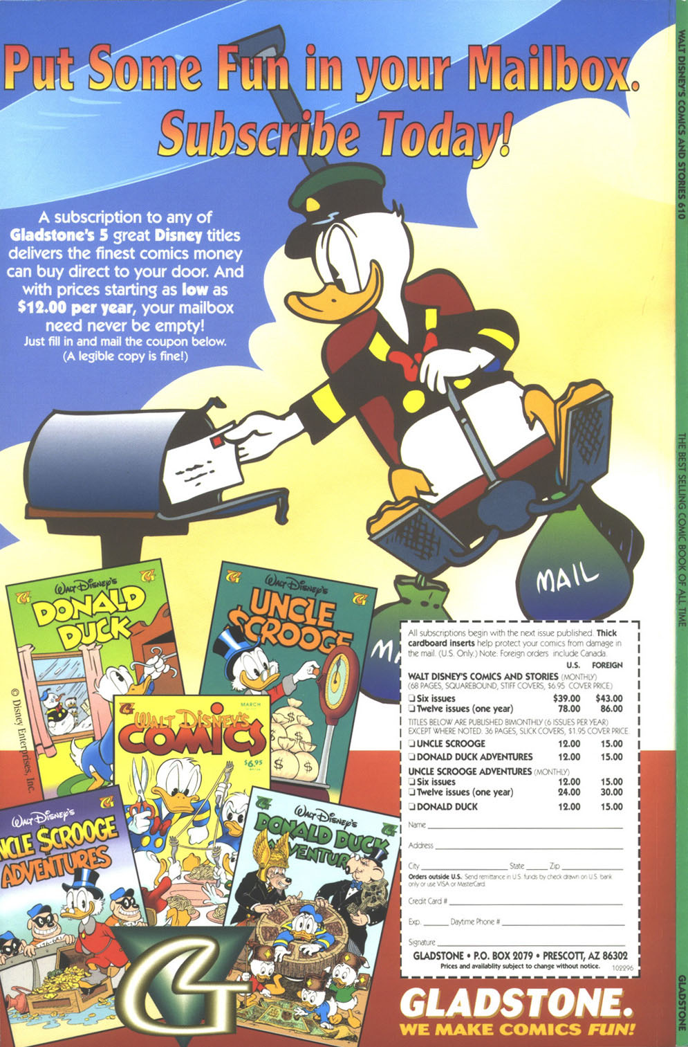 Read online Walt Disney's Comics and Stories comic -  Issue #610 - 68