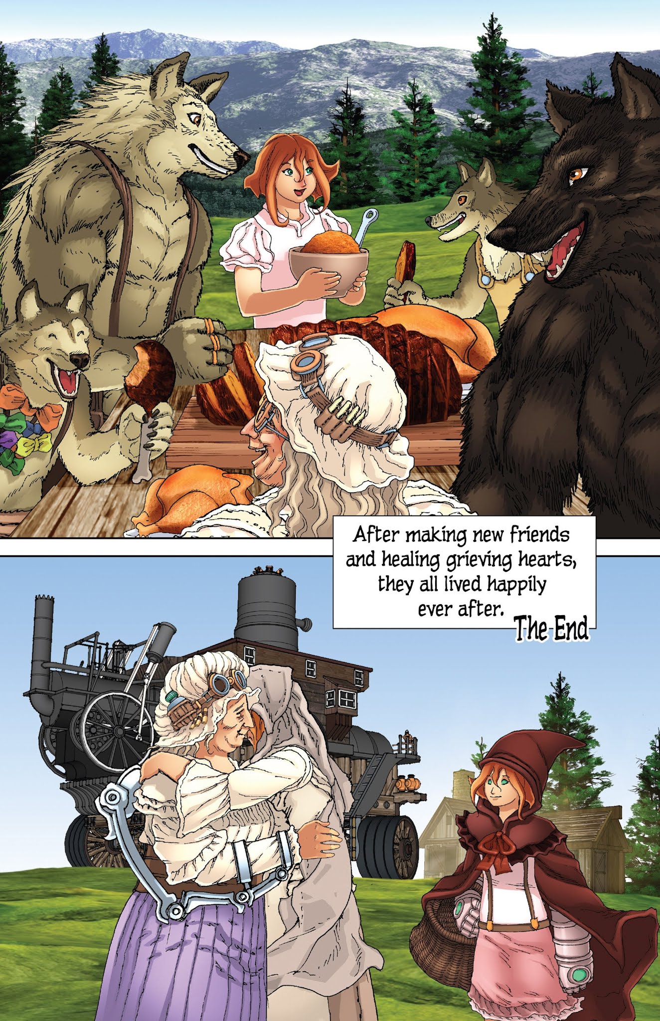 Read online Steampunk Red Riding Hood comic -  Issue # Full - 35