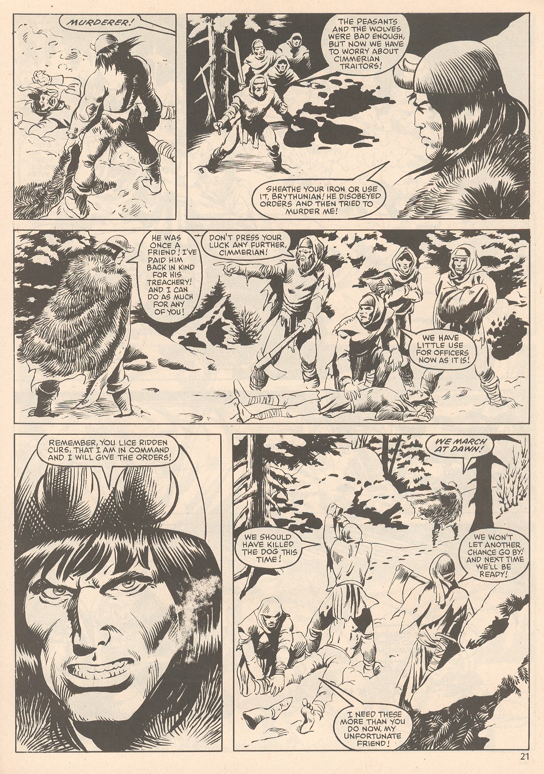Read online The Savage Sword Of Conan comic -  Issue #105 - 21