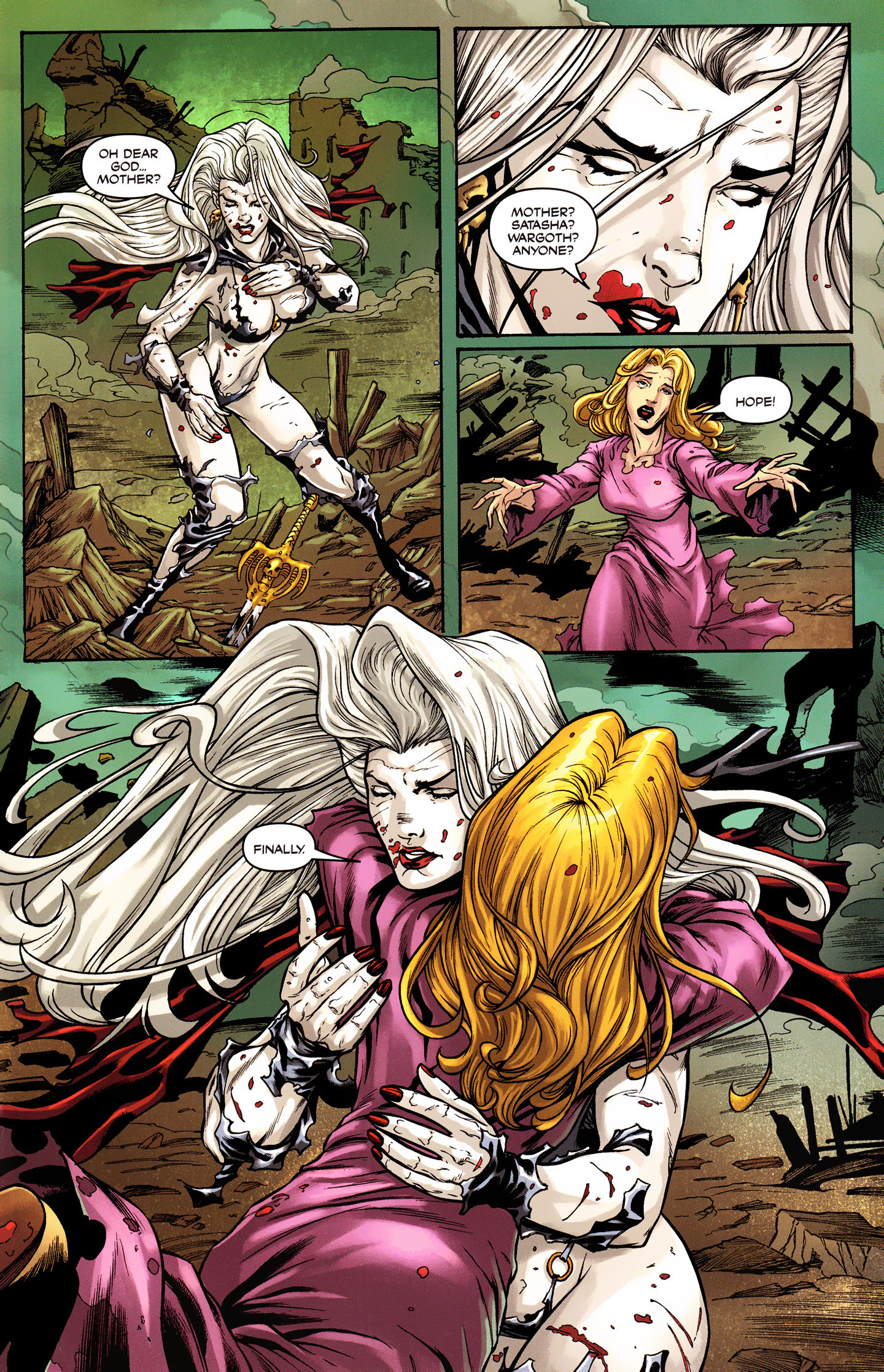Read online Lady Death: Origins - Cursed comic -  Issue #3 - 21