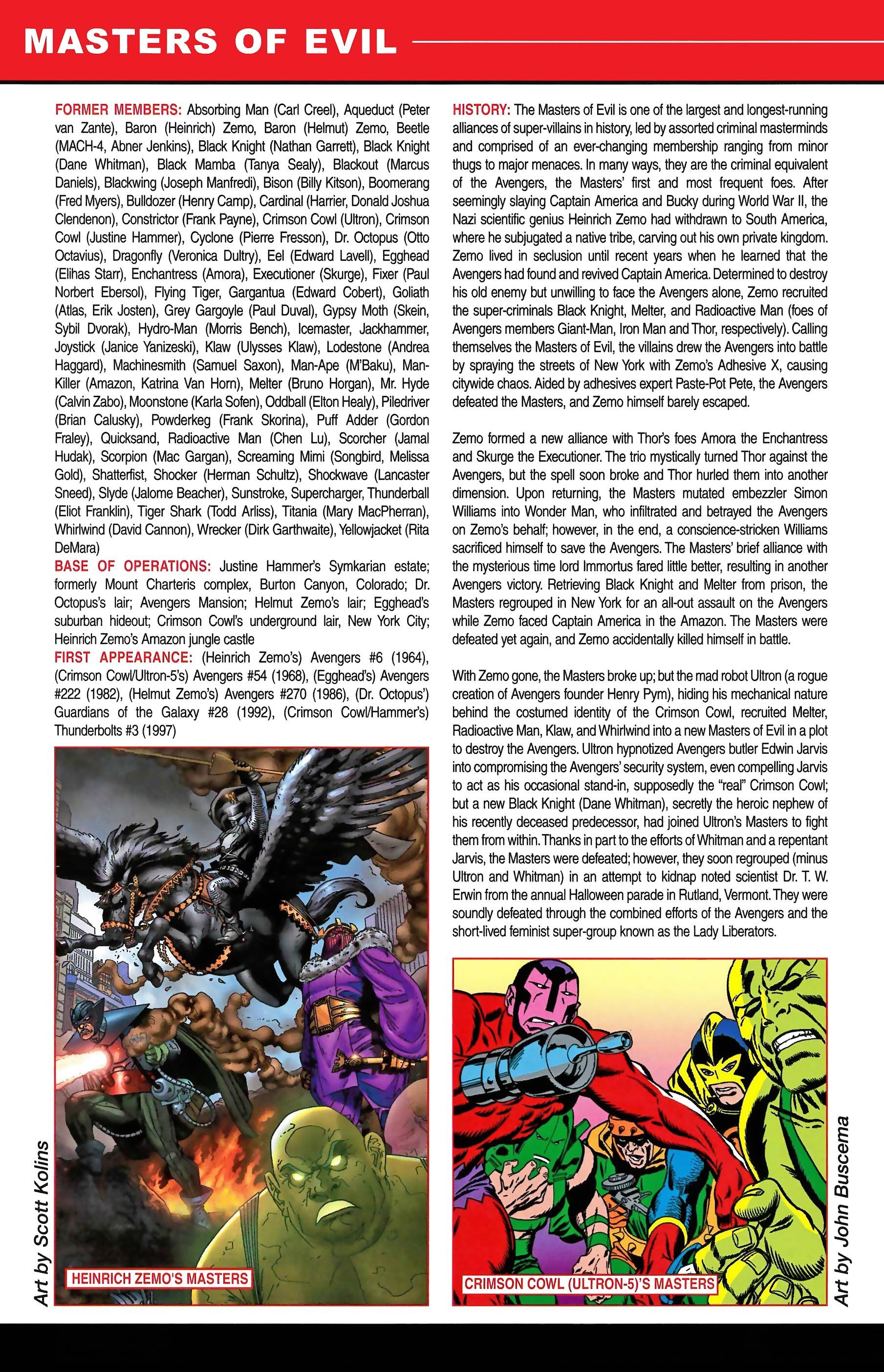 Read online Official Handbook of the Marvel Universe A to Z comic -  Issue # TPB 7 (Part 1) - 86