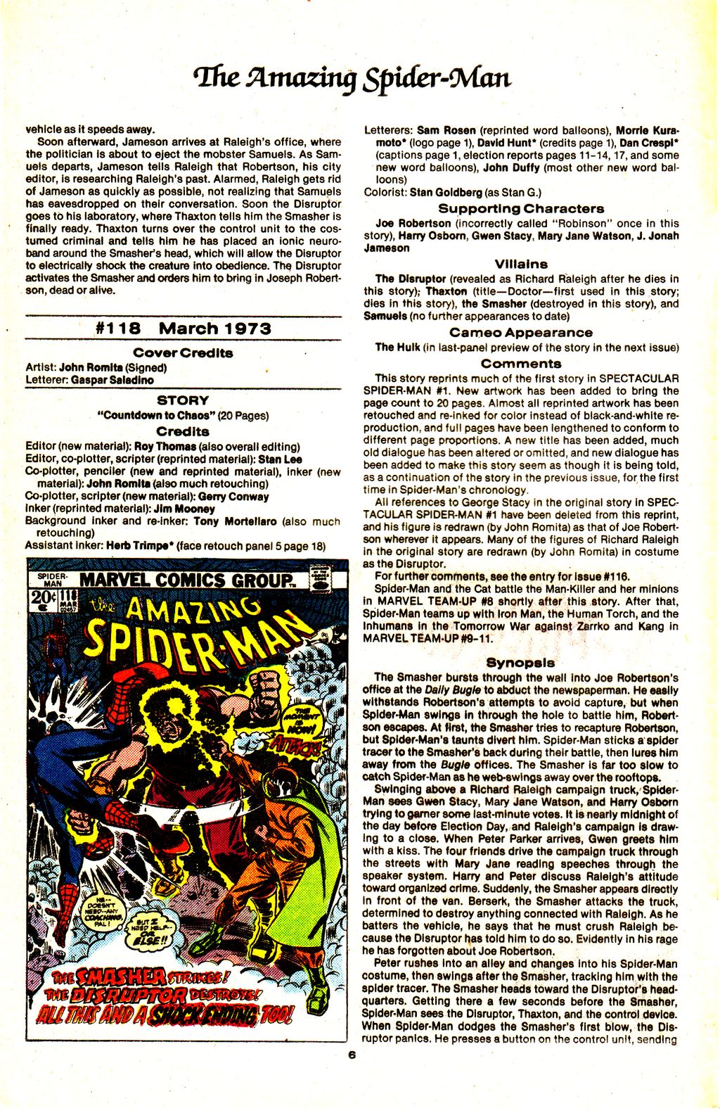 Read online The Official Marvel Index to The Amazing Spider-Man comic -  Issue #5 - 8