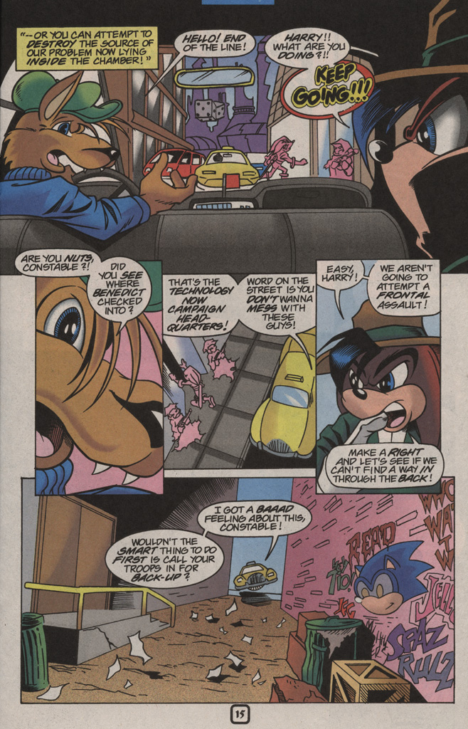 Read online Knuckles the Echidna comic -  Issue #24 - 21