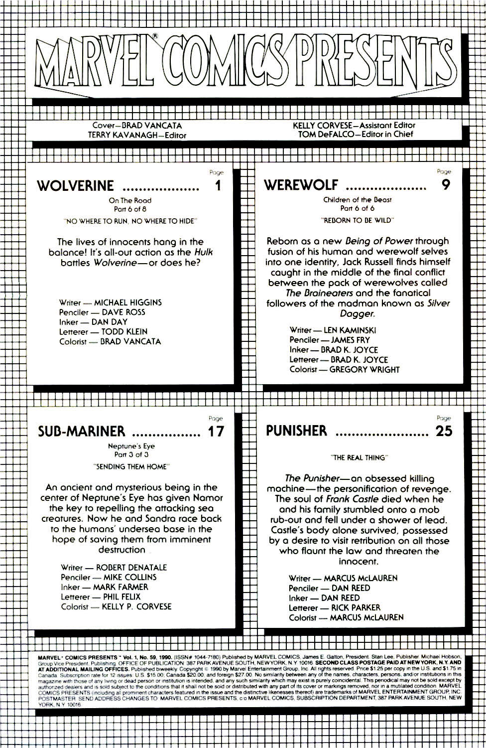 Read online Marvel Comics Presents (1988) comic -  Issue #59 - 2