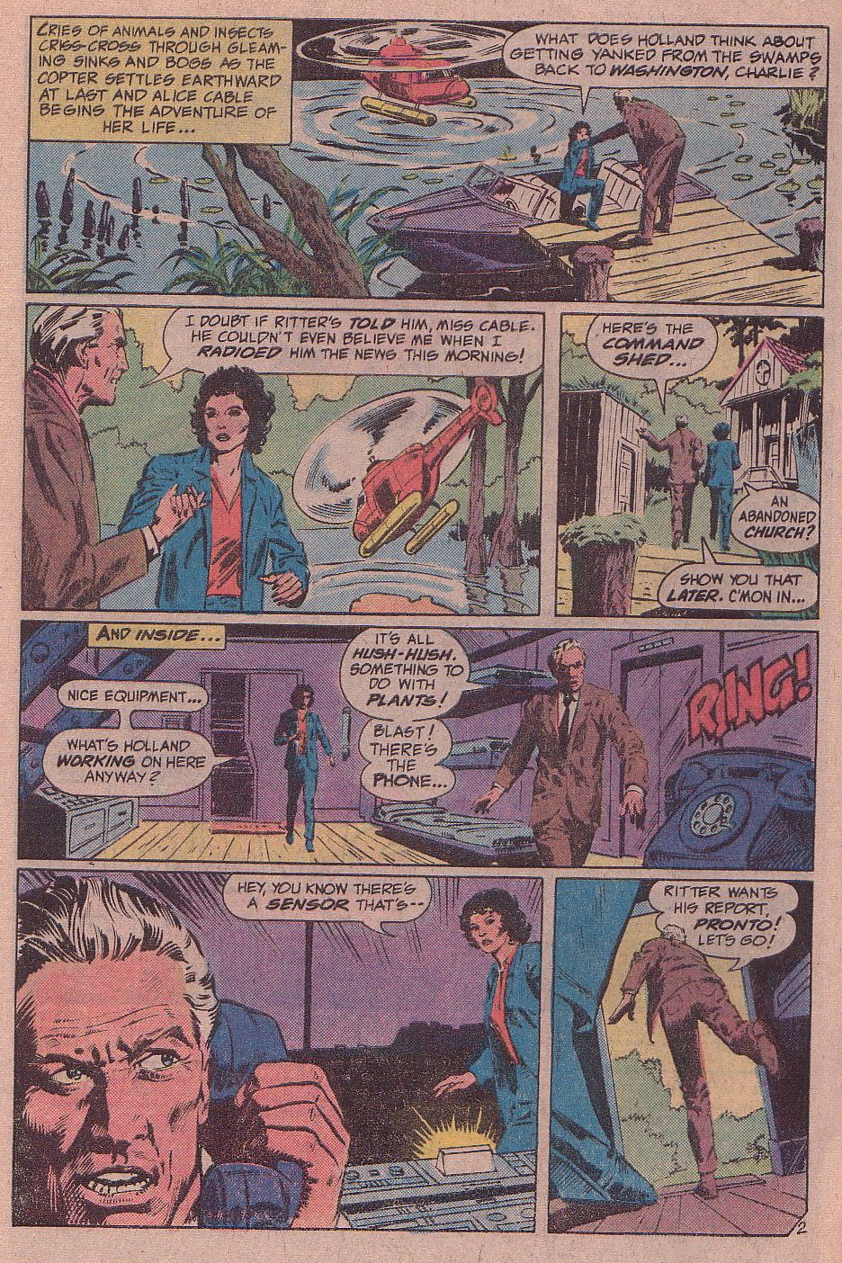 Read online Swamp Thing (1982) comic -  Issue # _Annual 1 - 4