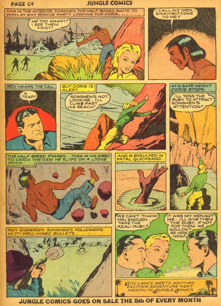 Read online Jungle Comics comic -  Issue #17 - 66
