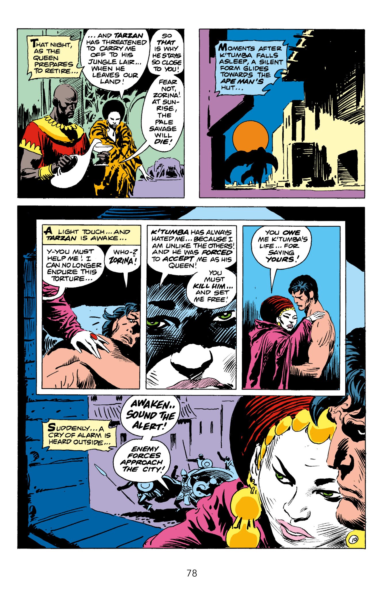 Read online Edgar Rice Burroughs' Tarzan The Joe Kubert Years comic -  Issue # TPB 3 (Part 1) - 79