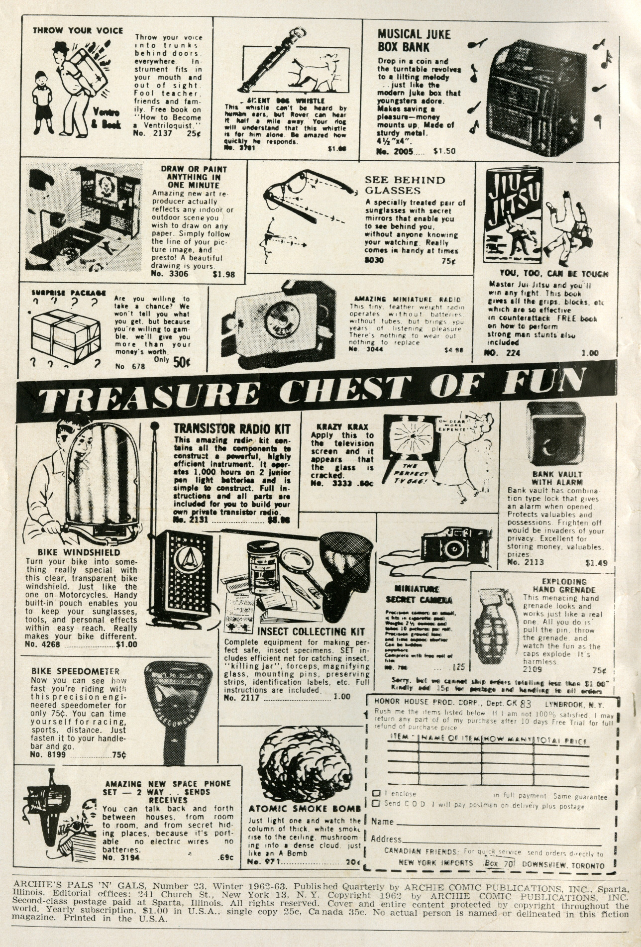 Read online Archie's Pals 'N' Gals (1952) comic -  Issue #23 - 2