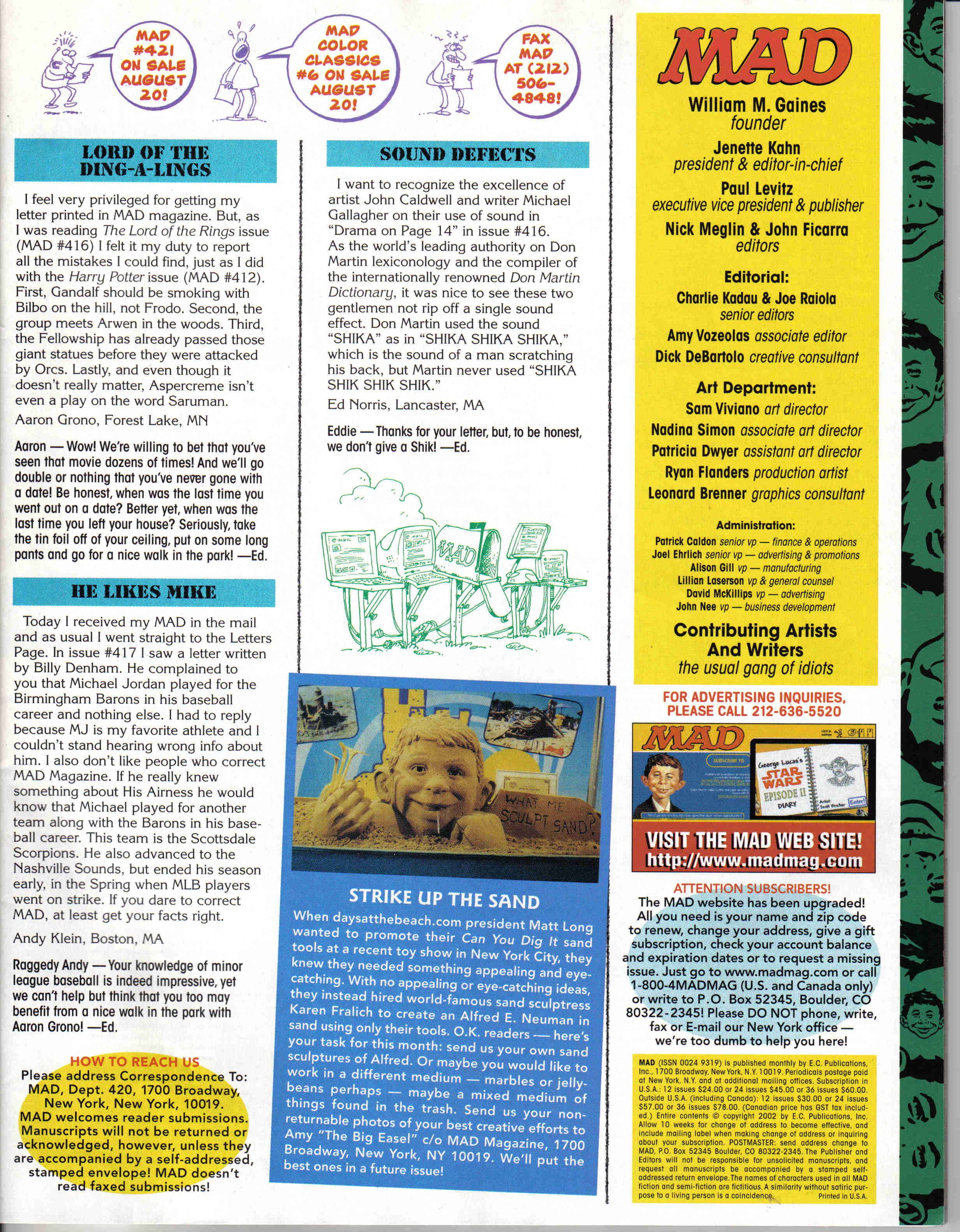 Read online MAD comic -  Issue #420 - 4